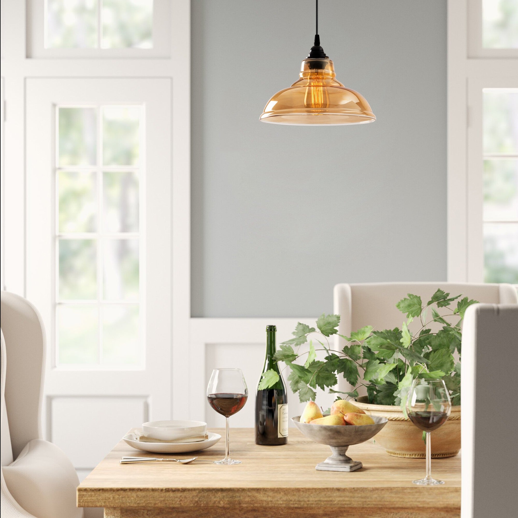 Candeeiro de Teto Escandinavo, Corpo em Metal Preto, 28 x 28 cm, Altura 112 cm, Soquete E27 Máx. 40 W, Cabo de 90 cm | Iluminação Elegante para Espaços Modernos