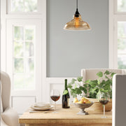 Candeeiro de Teto Escandinavo, Corpo em Metal Preto, 28 x 28 cm, Altura 112 cm, Soquete E27 Máx. 40 W, Cabo de 90 cm | Iluminação Elegante para Espaços Modernos