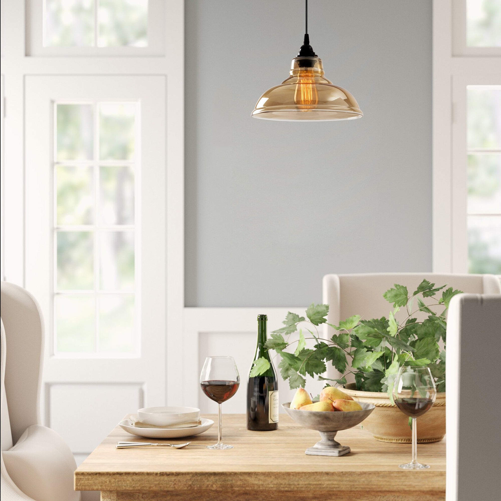 Candeeiro de Teto Escandinavo, Corpo em Metal Preto, 28 x 28 cm, Altura 112 cm, Soquete E27 Máx. 40 W, Cabo de 90 cm | Iluminação Elegante para Espaços Modernos