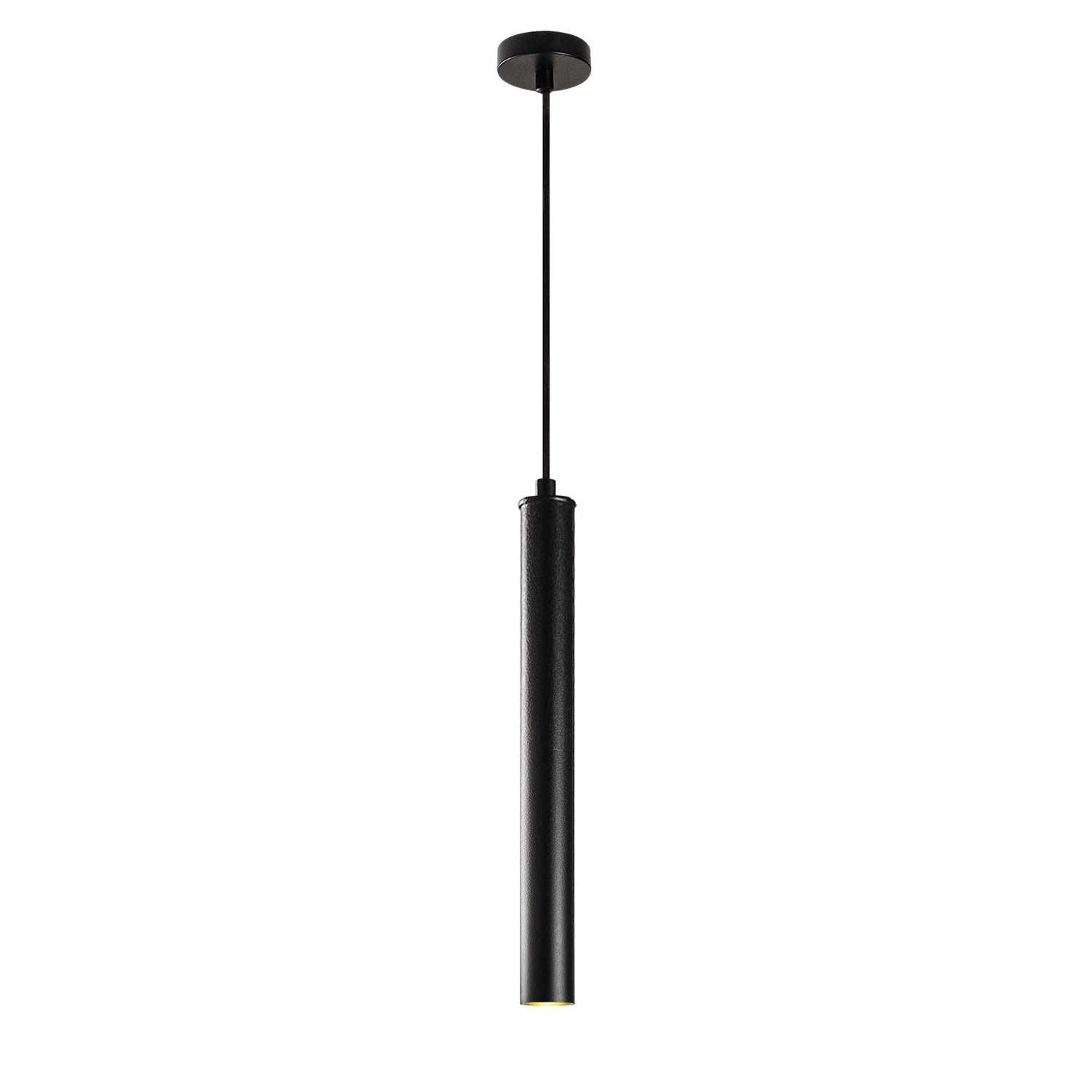 Candeeiro de Teto Industrial Preto, Corpo em Metal, 92 cm de Altura, Ajustável, Soquete E14, LED Máx. 40 W, IP20 | Design Escandinavo para Espaços Modernos