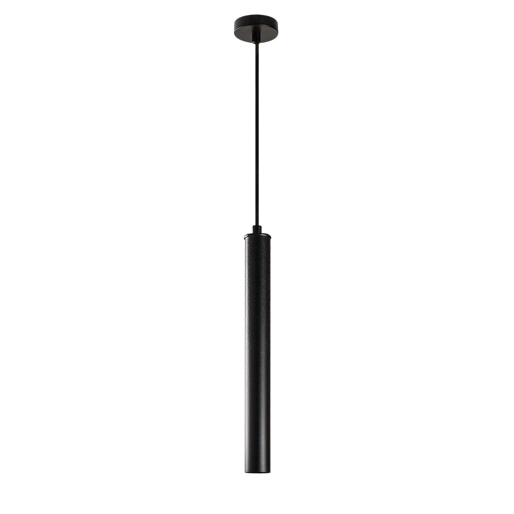 Candeeiro de Teto Industrial Preto, Corpo em Metal, 92 cm de Altura, Ajustável, Soquete E14, LED Máx. 40 W, IP20 | Design Escandinavo para Espaços Modernos