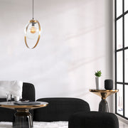 Candeeiro de Teto dourado glamoroso, corpo de metal, 40 cm de diâmetro, 125 cm de altura, ajustável, soquete E27, design elegante para espaços modernos, classificação IP20.