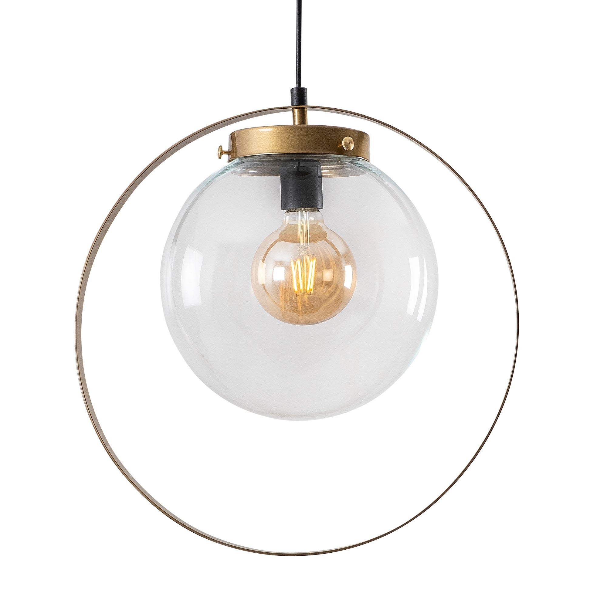 Candeeiro de Teto dourado glamoroso, corpo de metal, 40 cm de diâmetro, 125 cm de altura, ajustável, soquete E27, design elegante para espaços modernos, classificação IP20.
