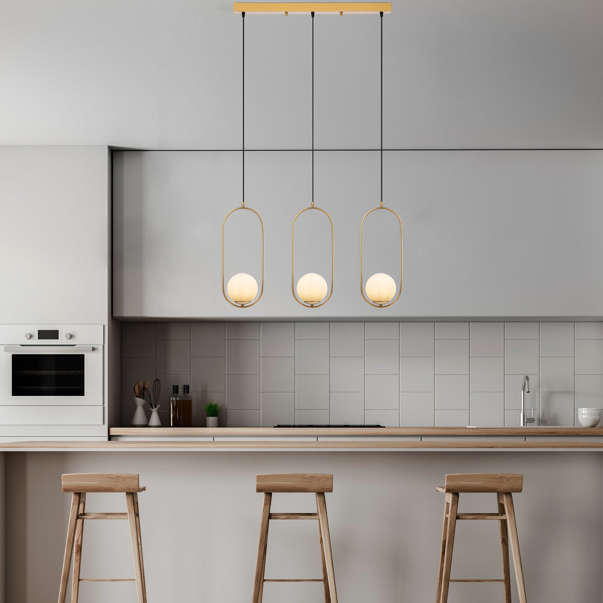 Candeeiro de Teto  - Mudonı - Ouro