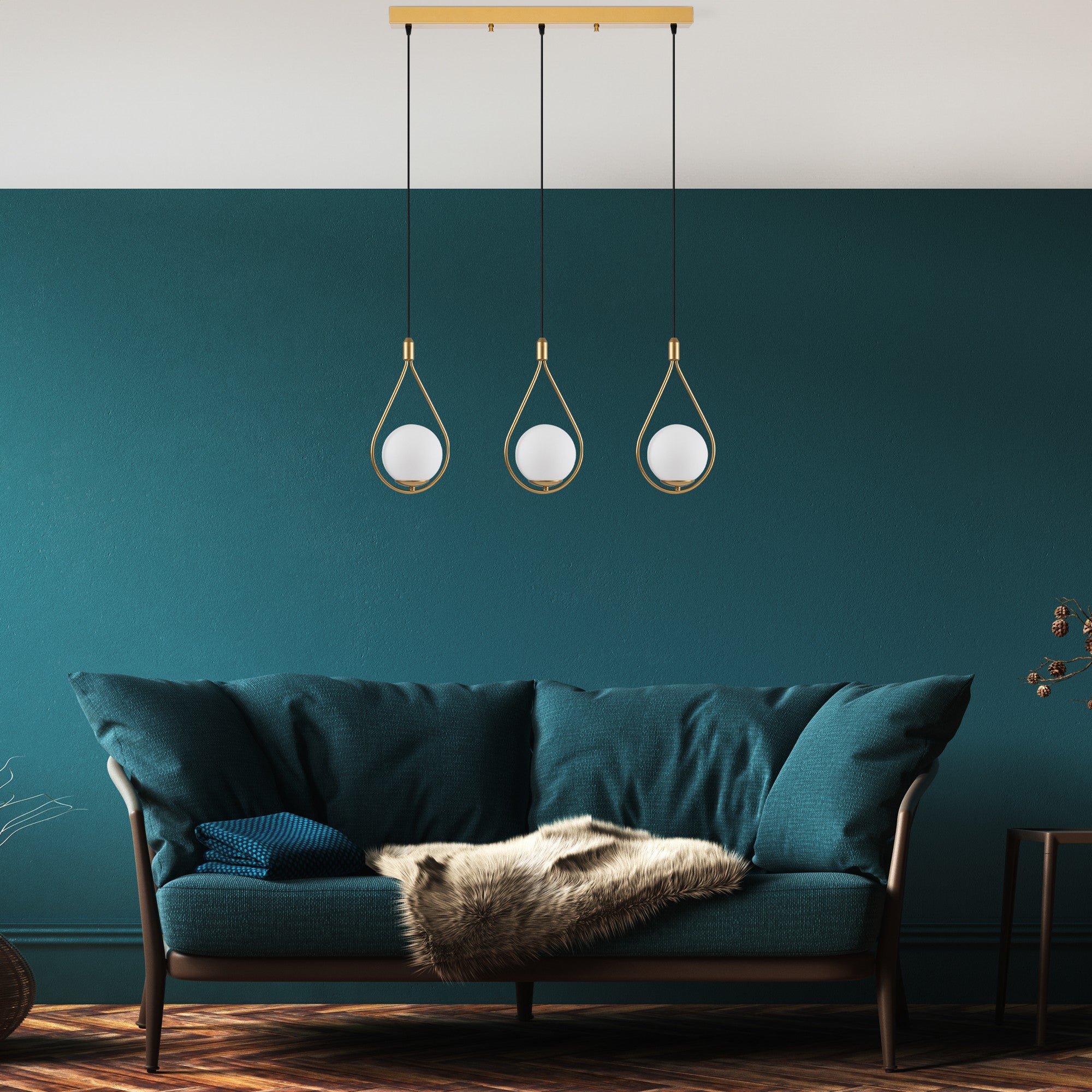 Candeeiro de Teto  - Mudonı - Ouro