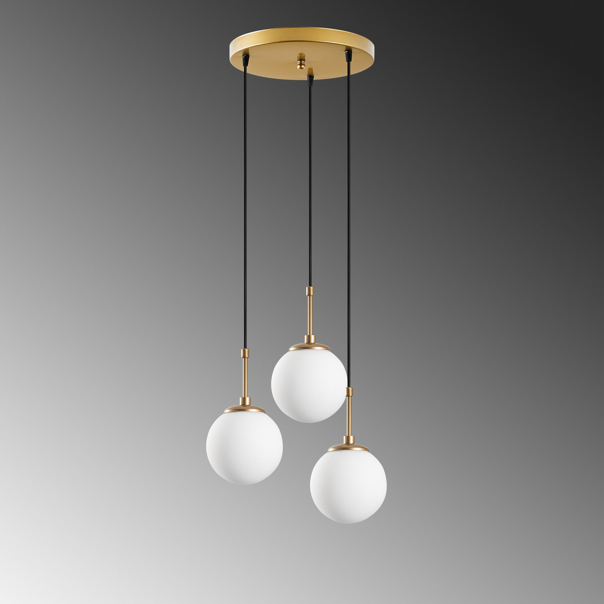 Candeeiro de Teto  - Orbıtal - Ouro