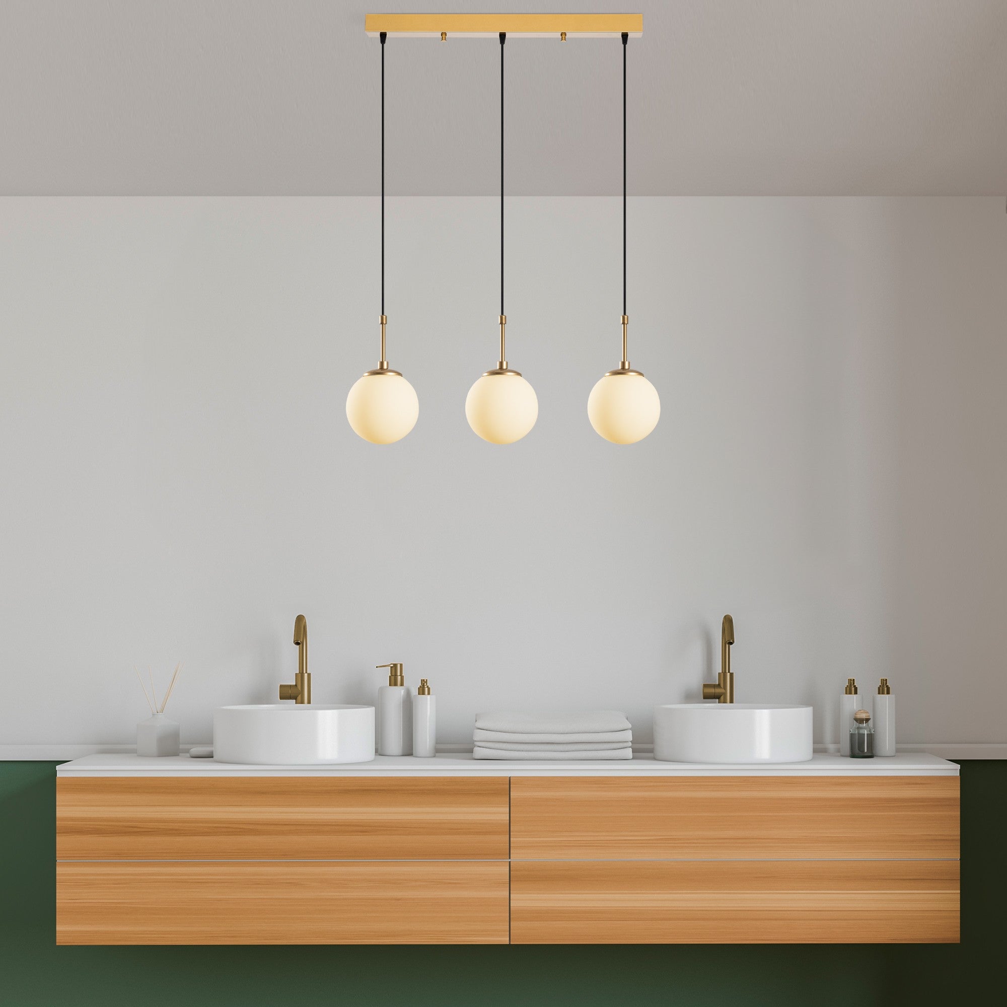 Candeeiro de Teto  - Orbıtal - Ouro