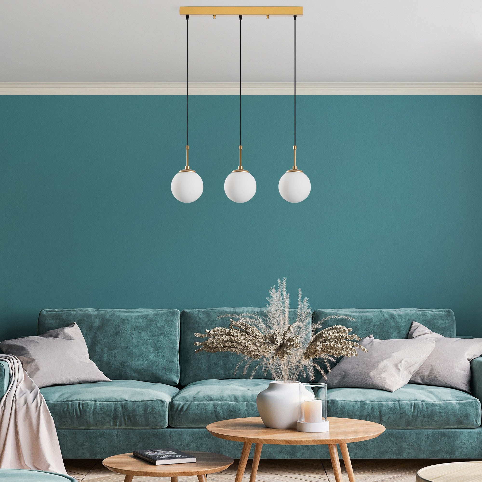 Candeeiro de Teto  - Orbıtal - Ouro