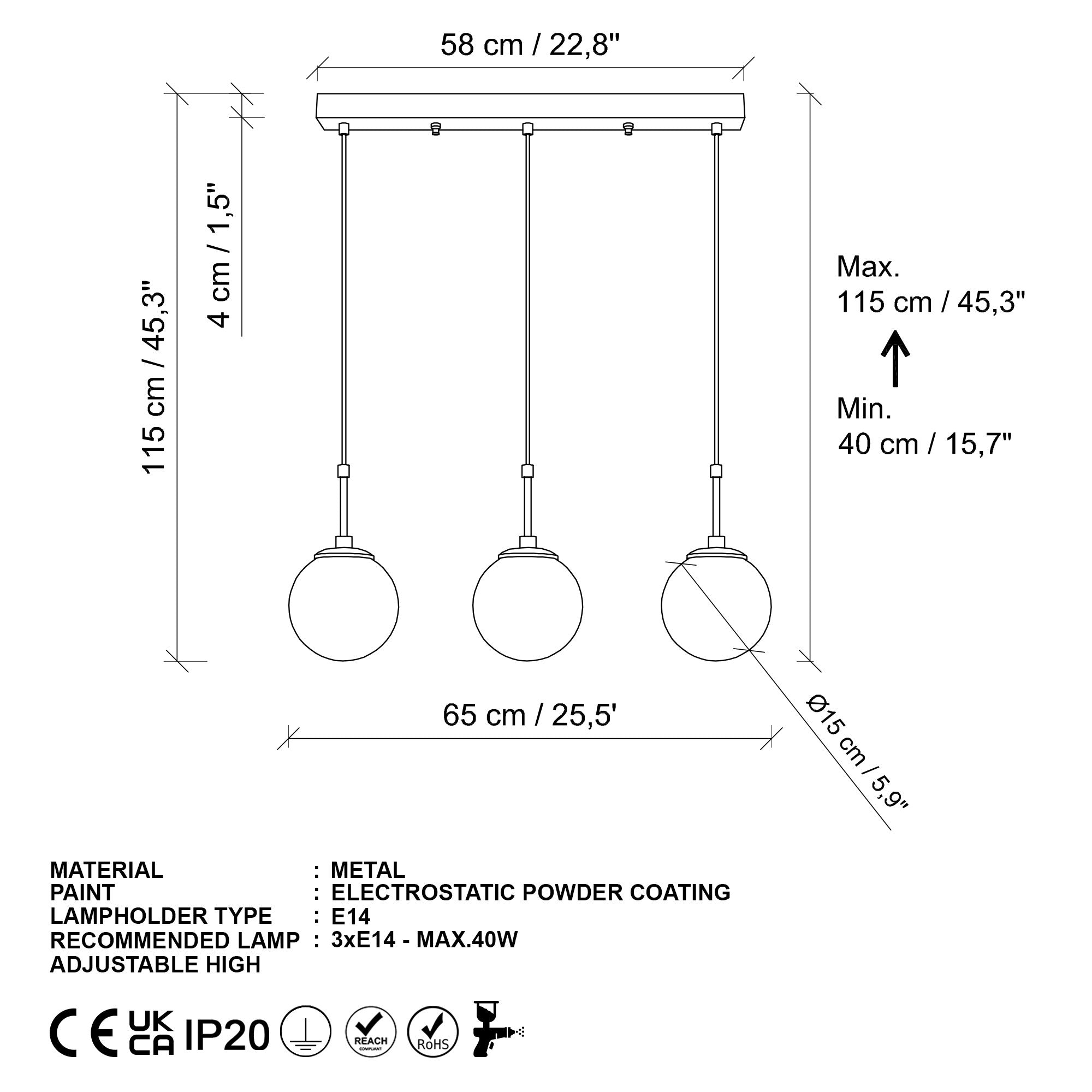 Candeeiro de Teto  - Orbıtal - Ouro