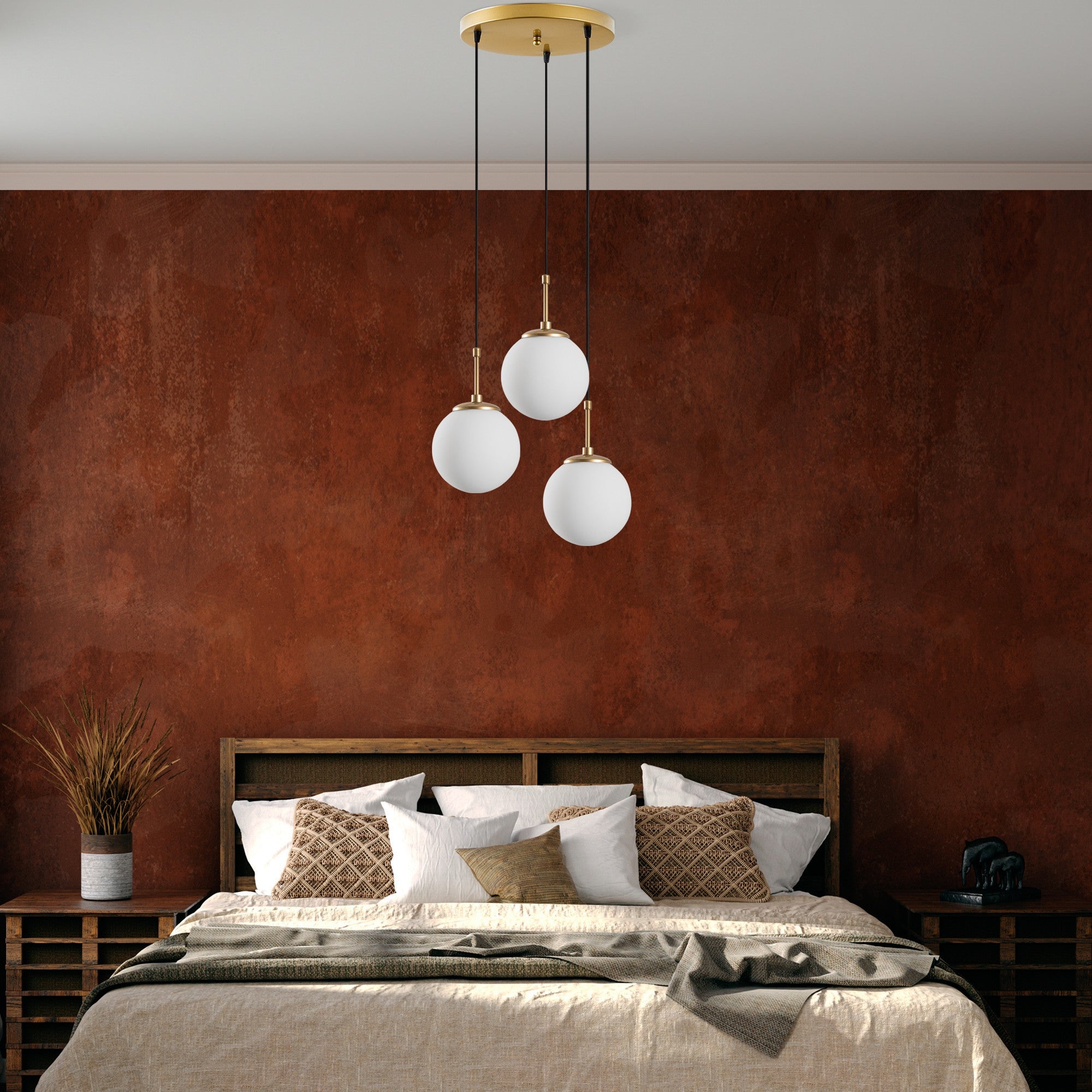 Candeeiro de Teto  - Orbıtal - Ouro