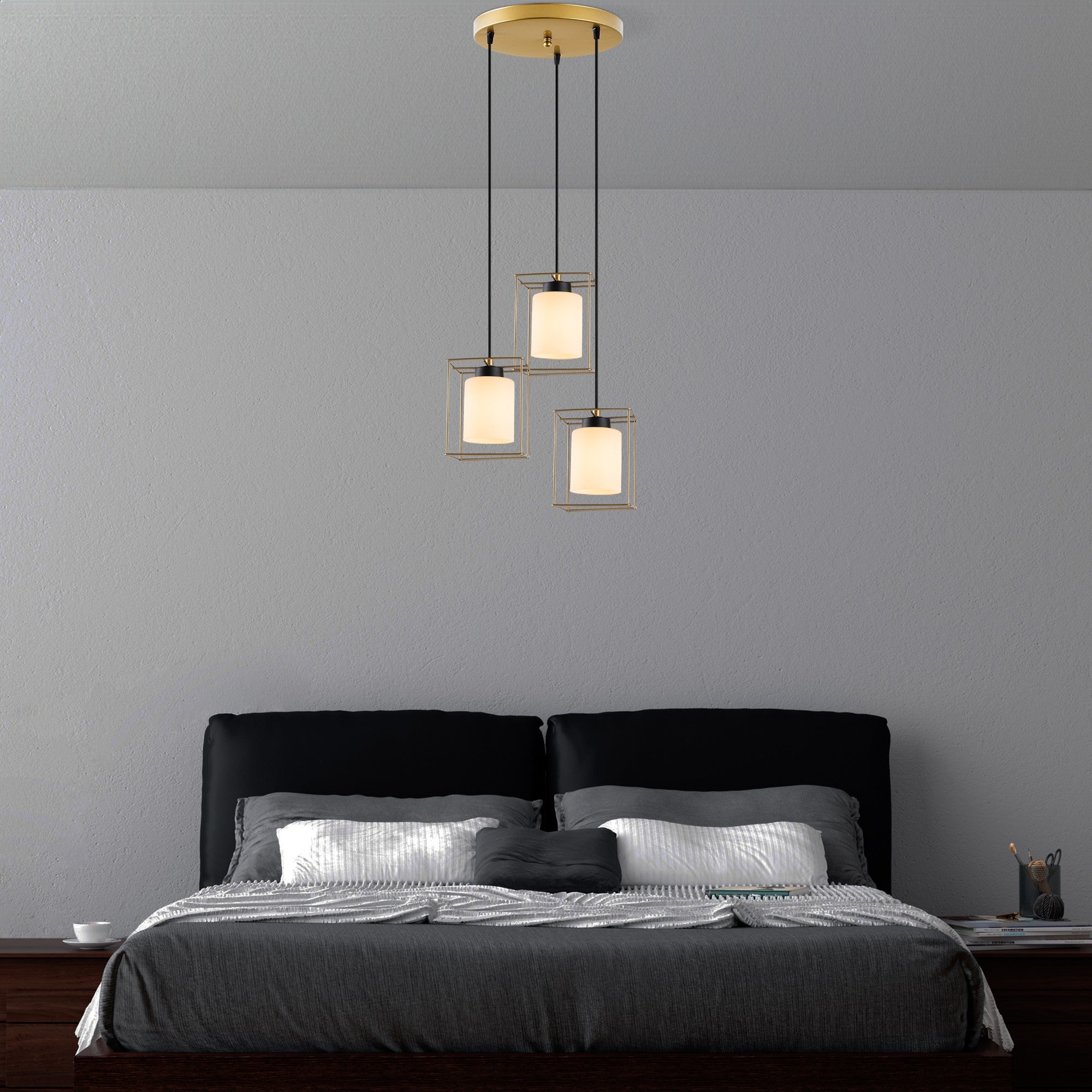 Candeeiro de Teto  - Swank - Ouro