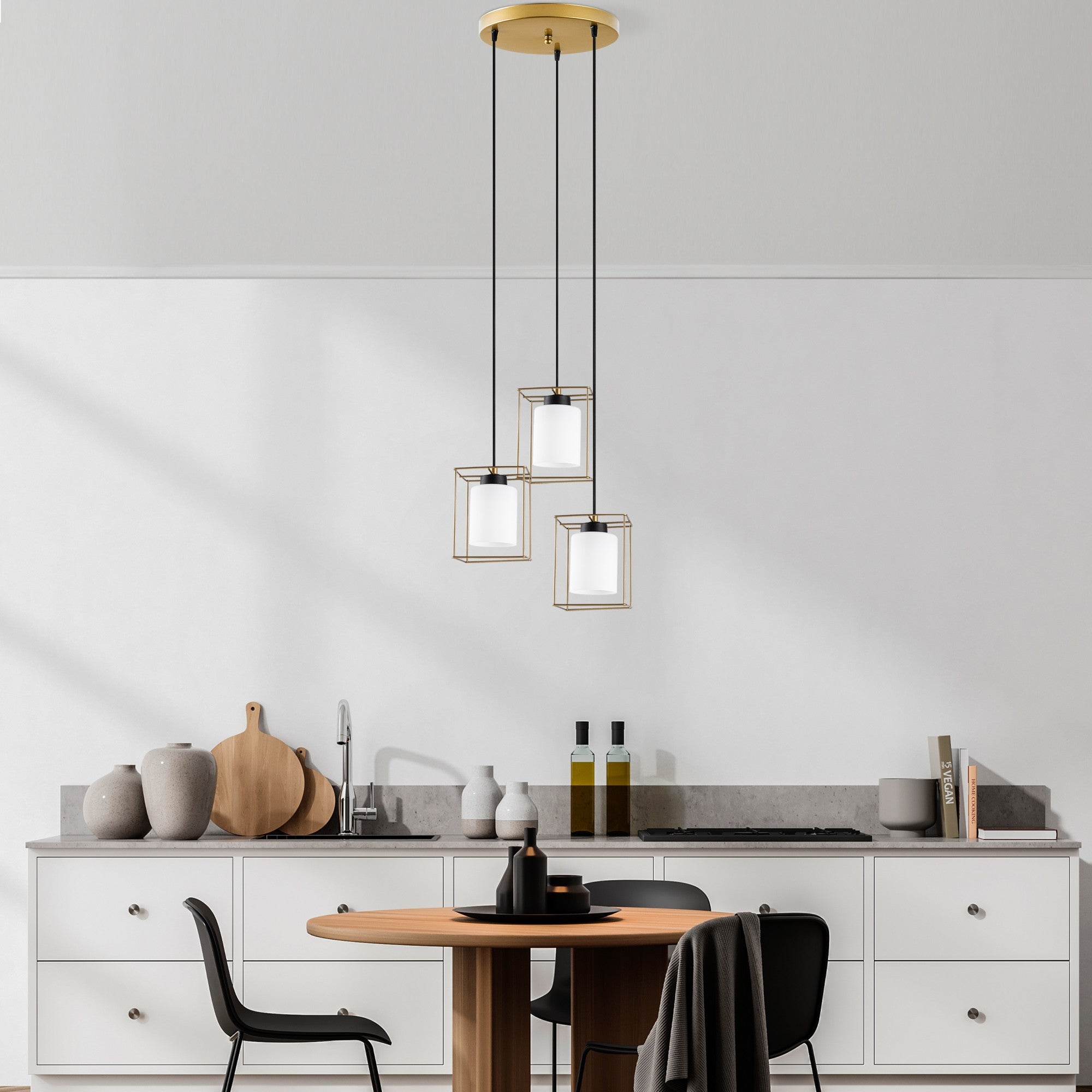 Candeeiro de Teto  - Swank - Ouro