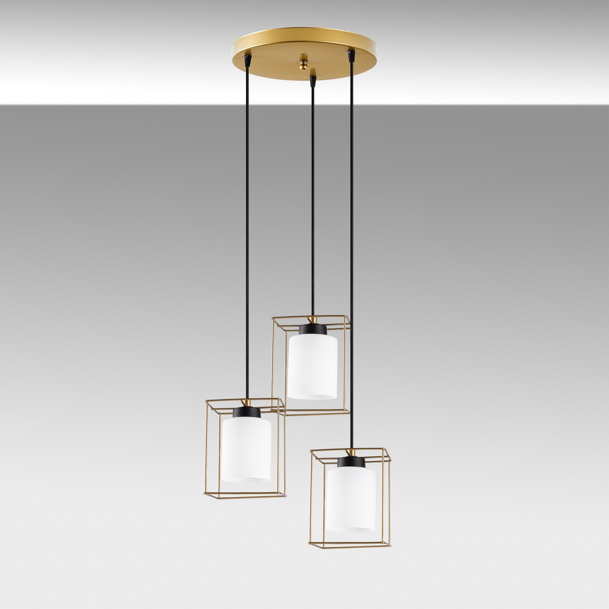 Candeeiro de Teto  - Swank - Ouro