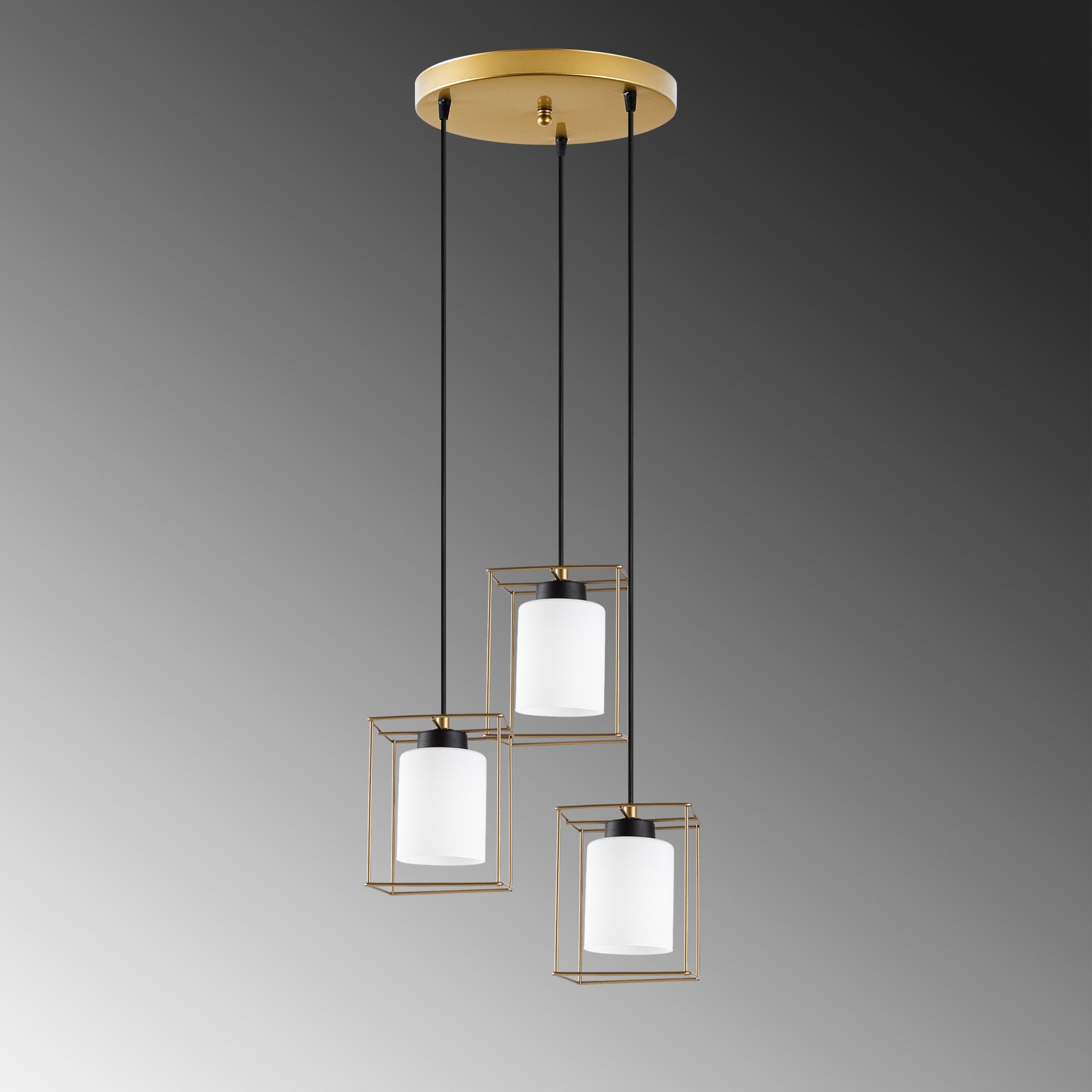 Candeeiro de Teto  - Swank - Ouro