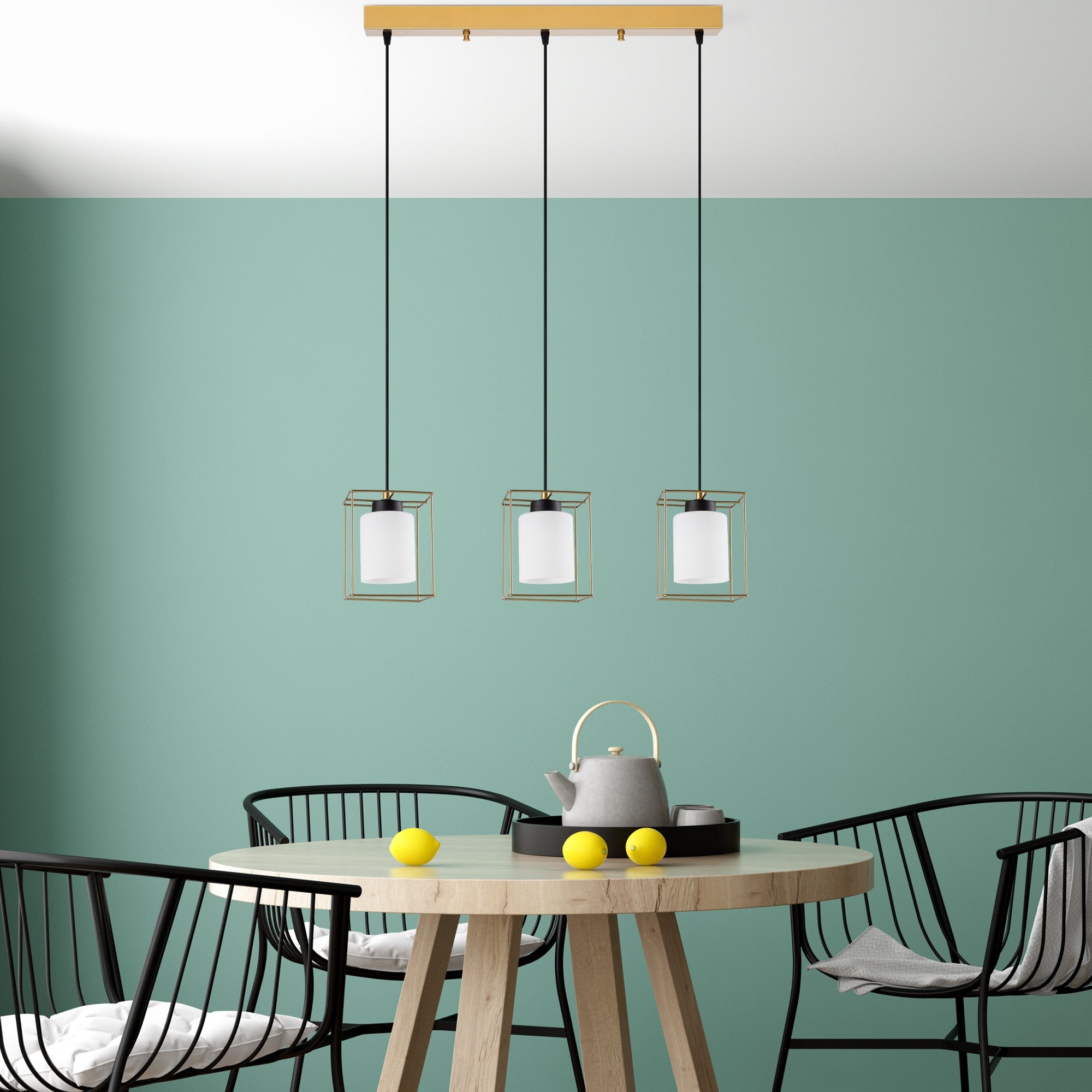 Candeeiro de Teto  - Swank - Ouro