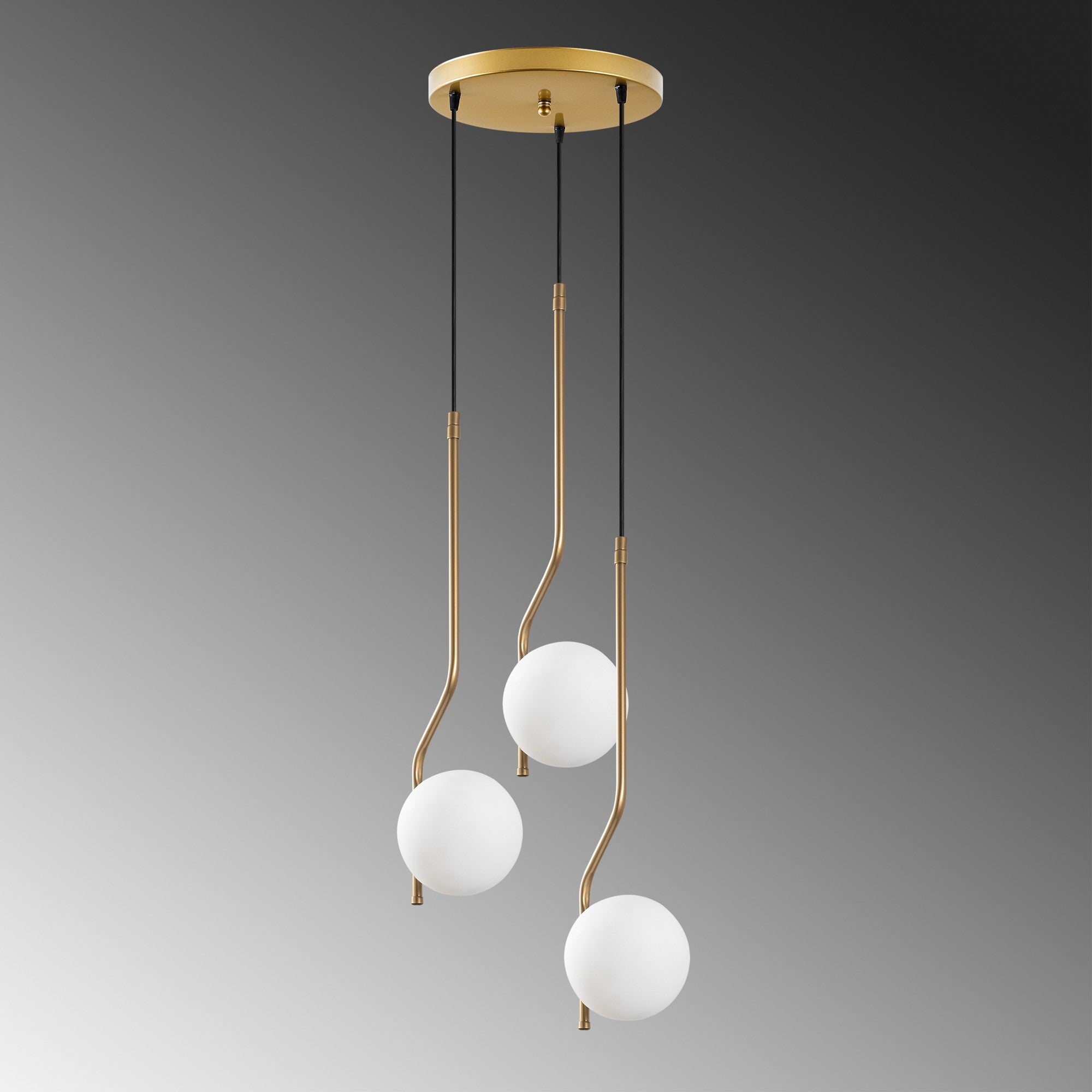 Candeeiro de Teto  - Tulıp - Ouro