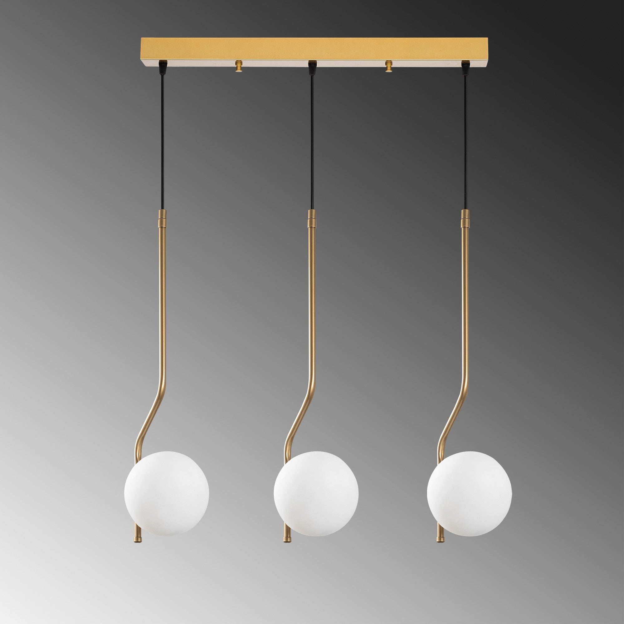 Candeeiro de Teto  - Tulıp - Ouro