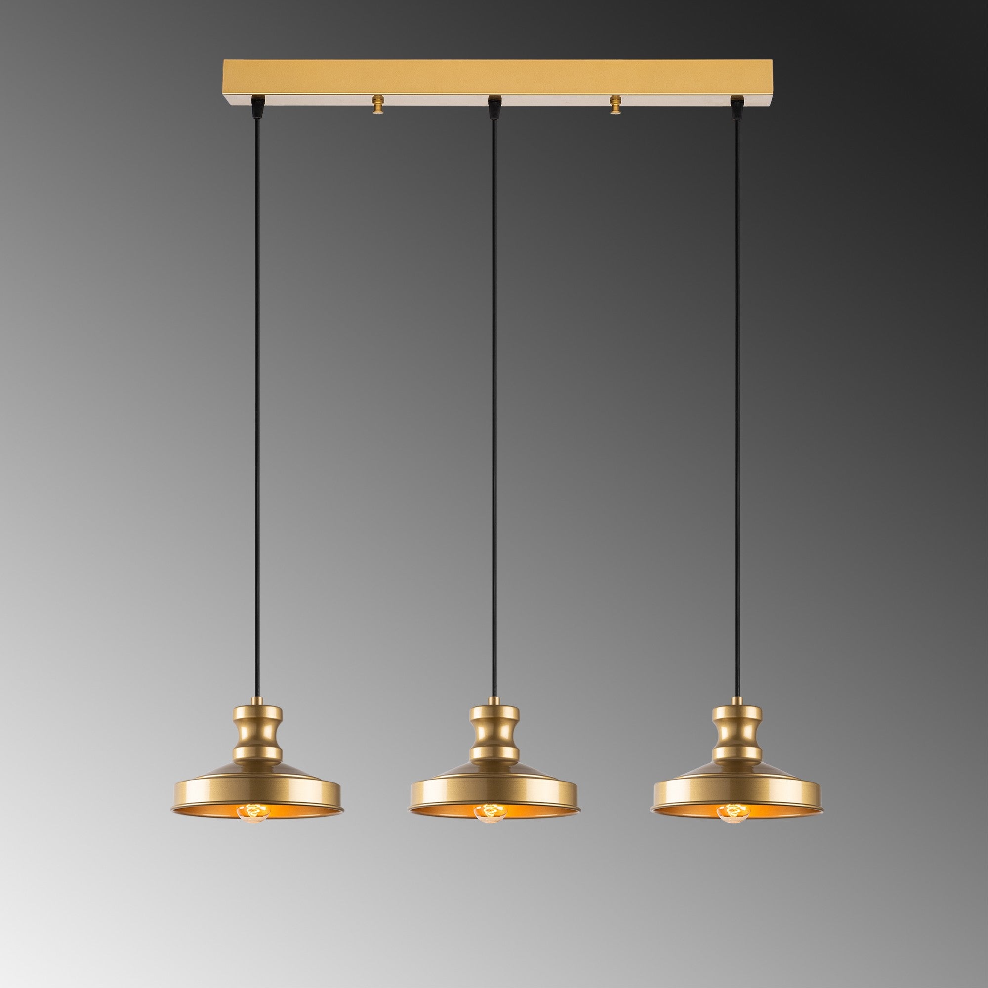 Candeeiro de Teto  - Gullu - Ouro