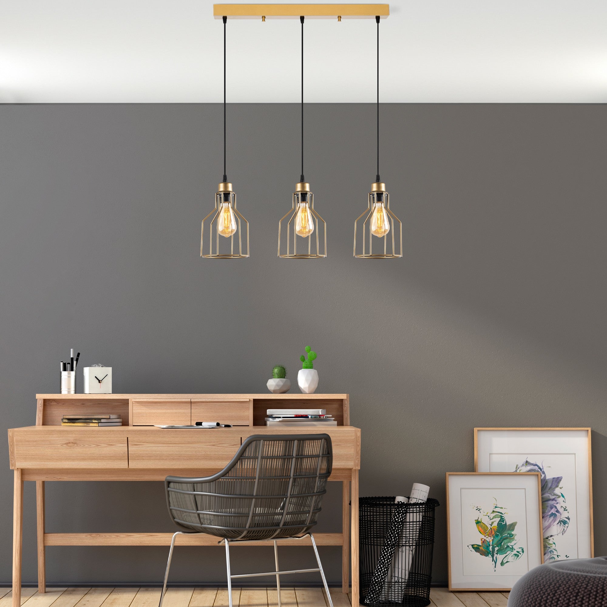 Candeeiro de Teto  - Kofı - Ouro