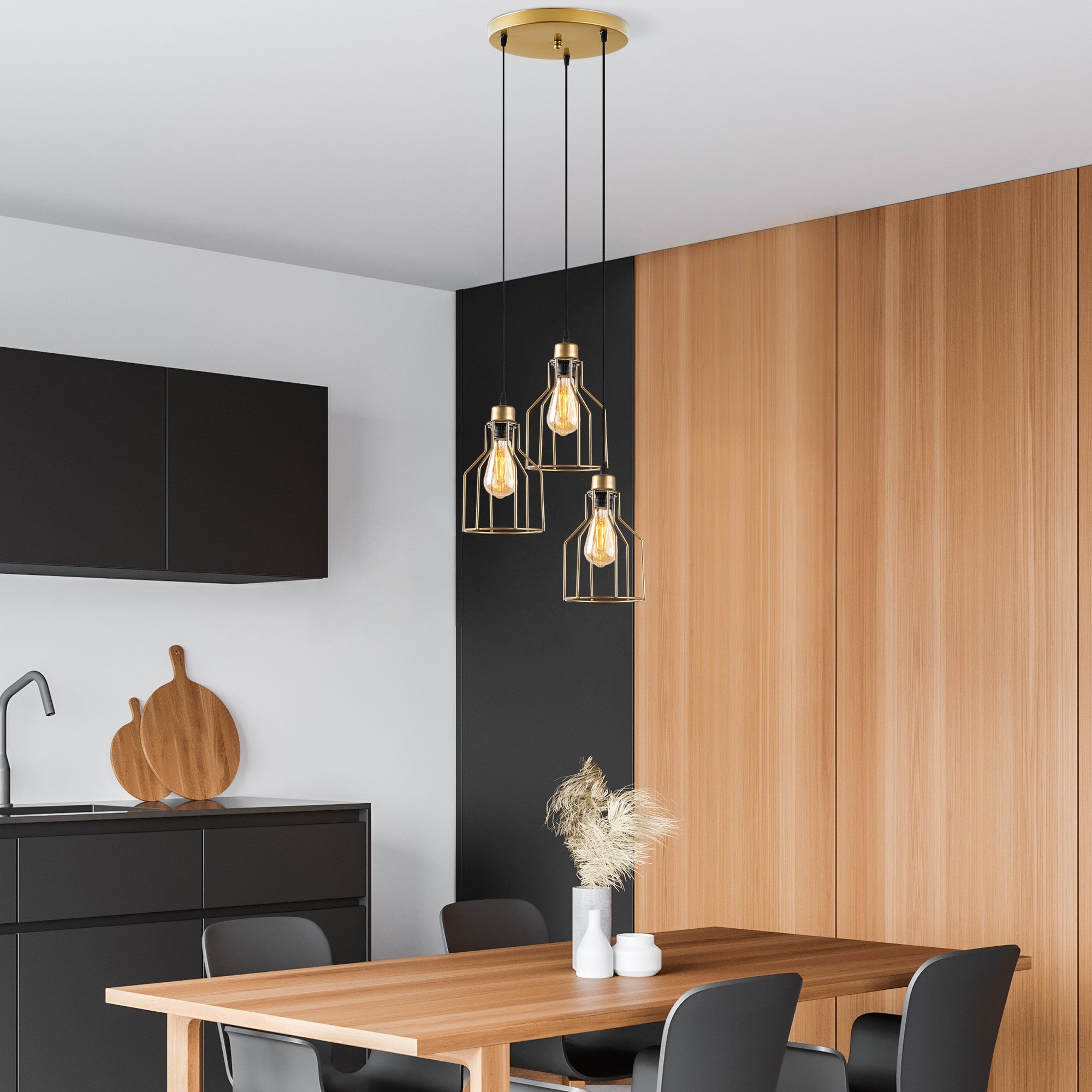 Candeeiro de Teto  - Kofı - Ouro