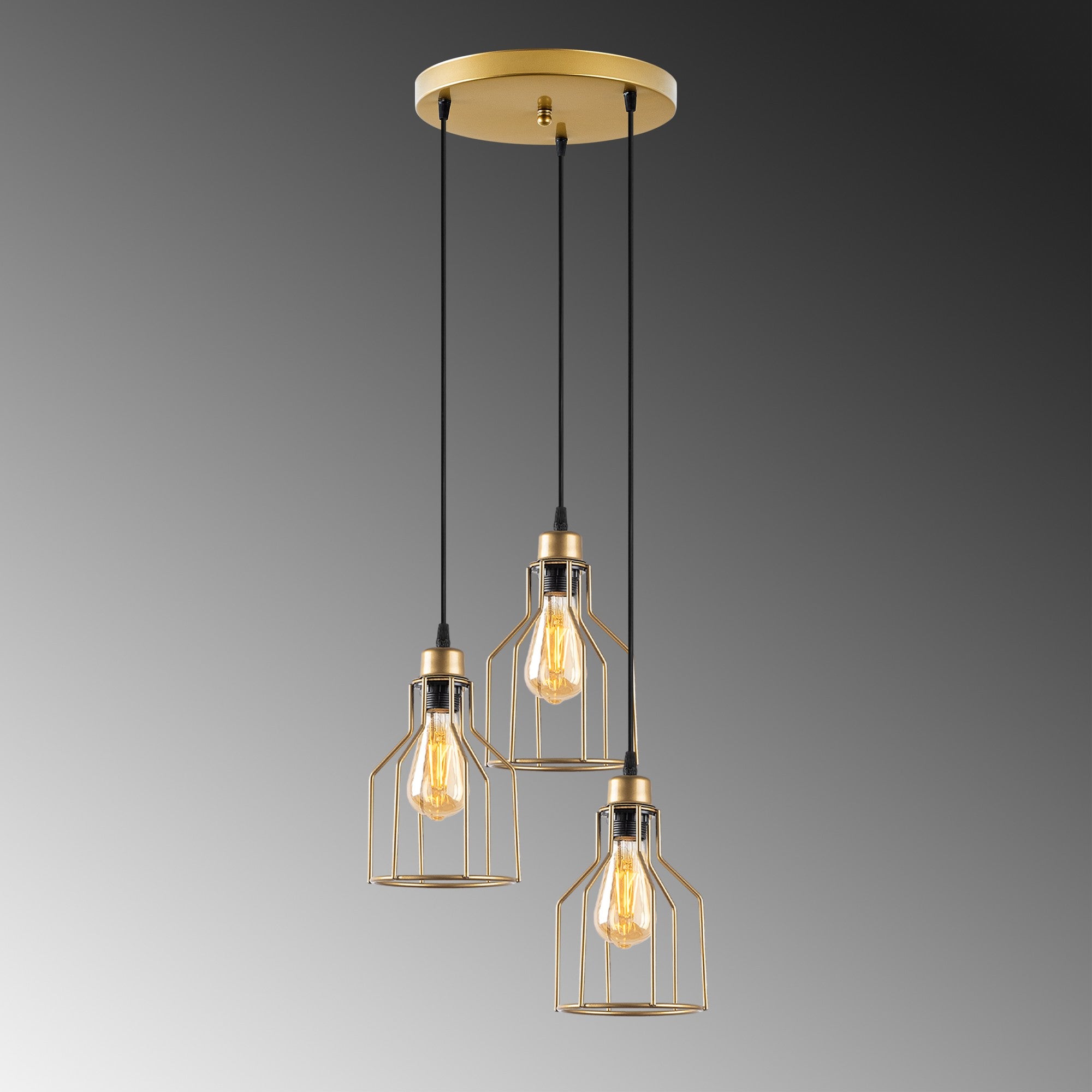 Candeeiro de Teto  - Kofı - Ouro