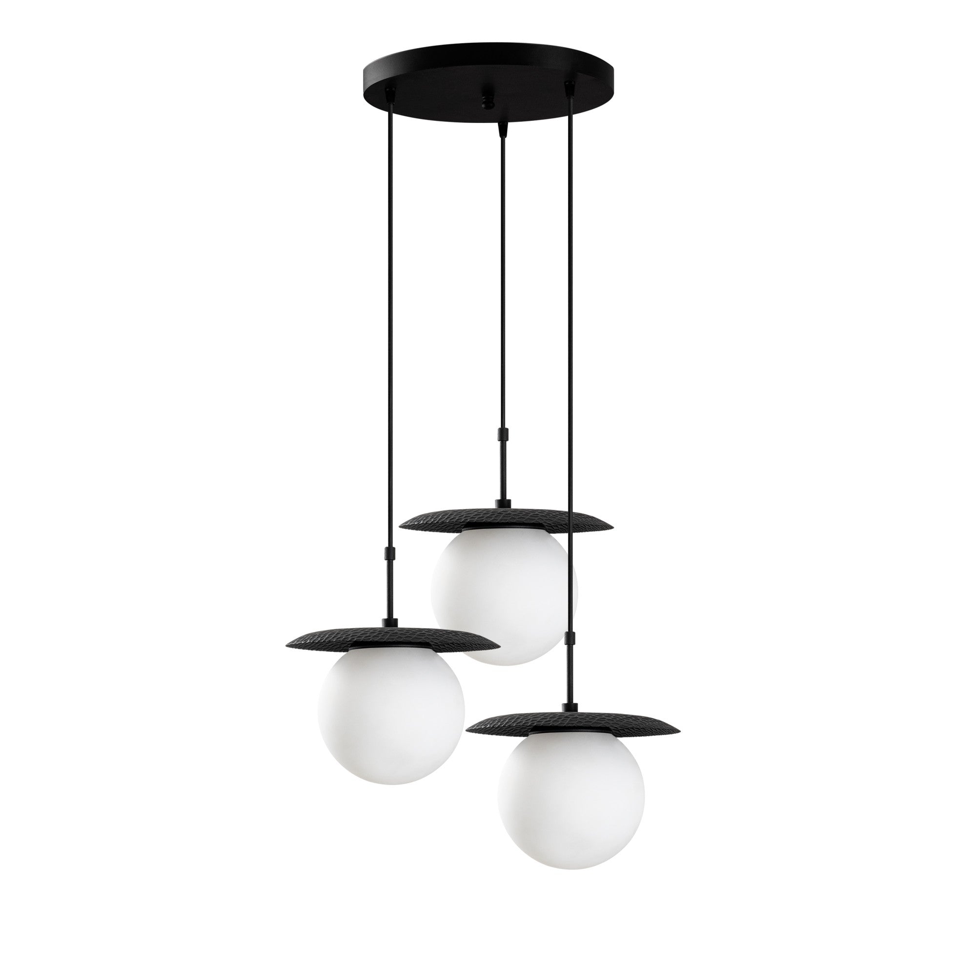 Candeeiro de Teto -Anemon-Preto