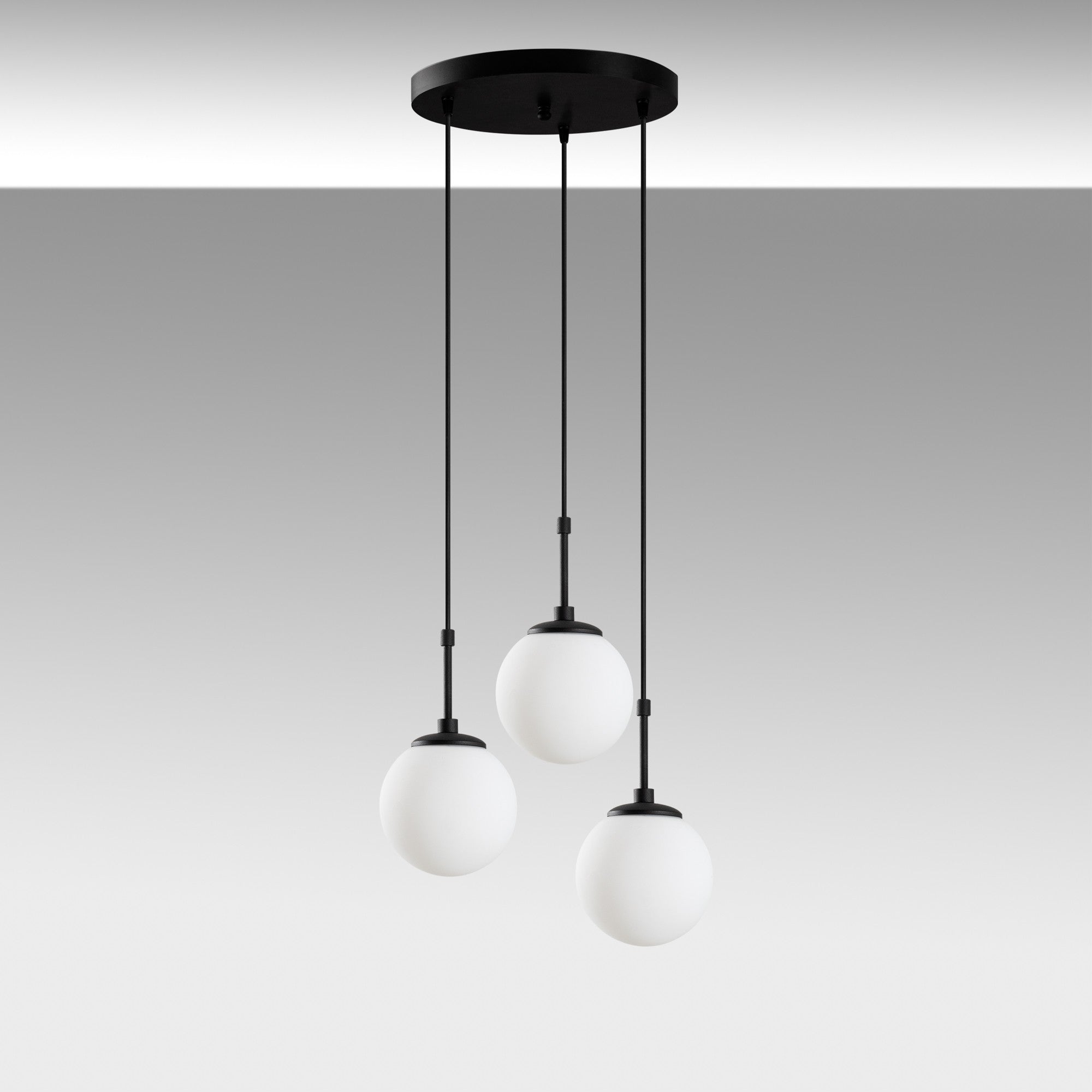 Candeeiro de Teto  - Orbıtal - Preto