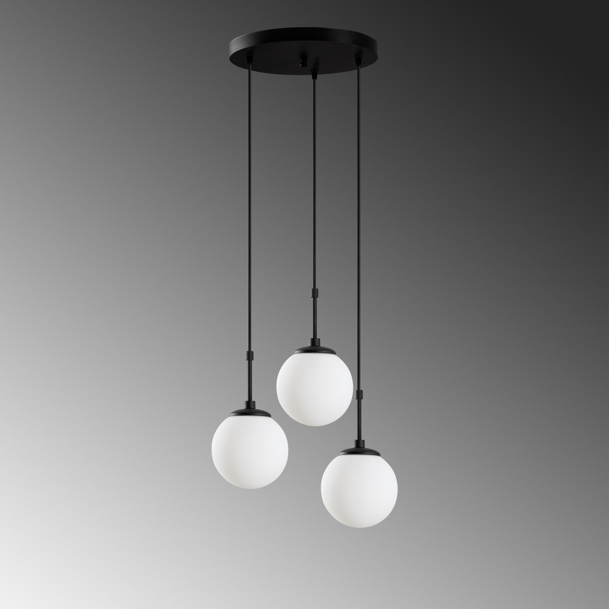 Candeeiro de Teto  - Orbıtal - Preto