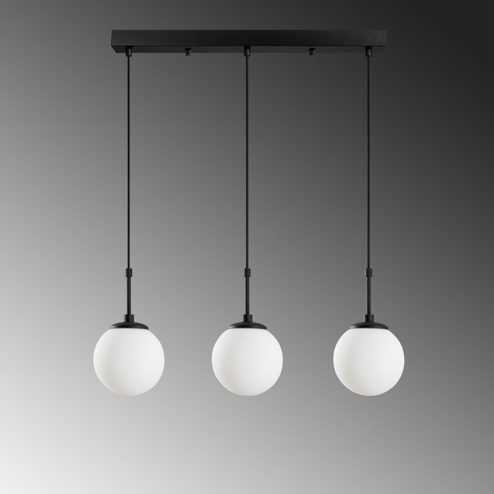 Candeeiro de Teto  - Orbıtal - Preto