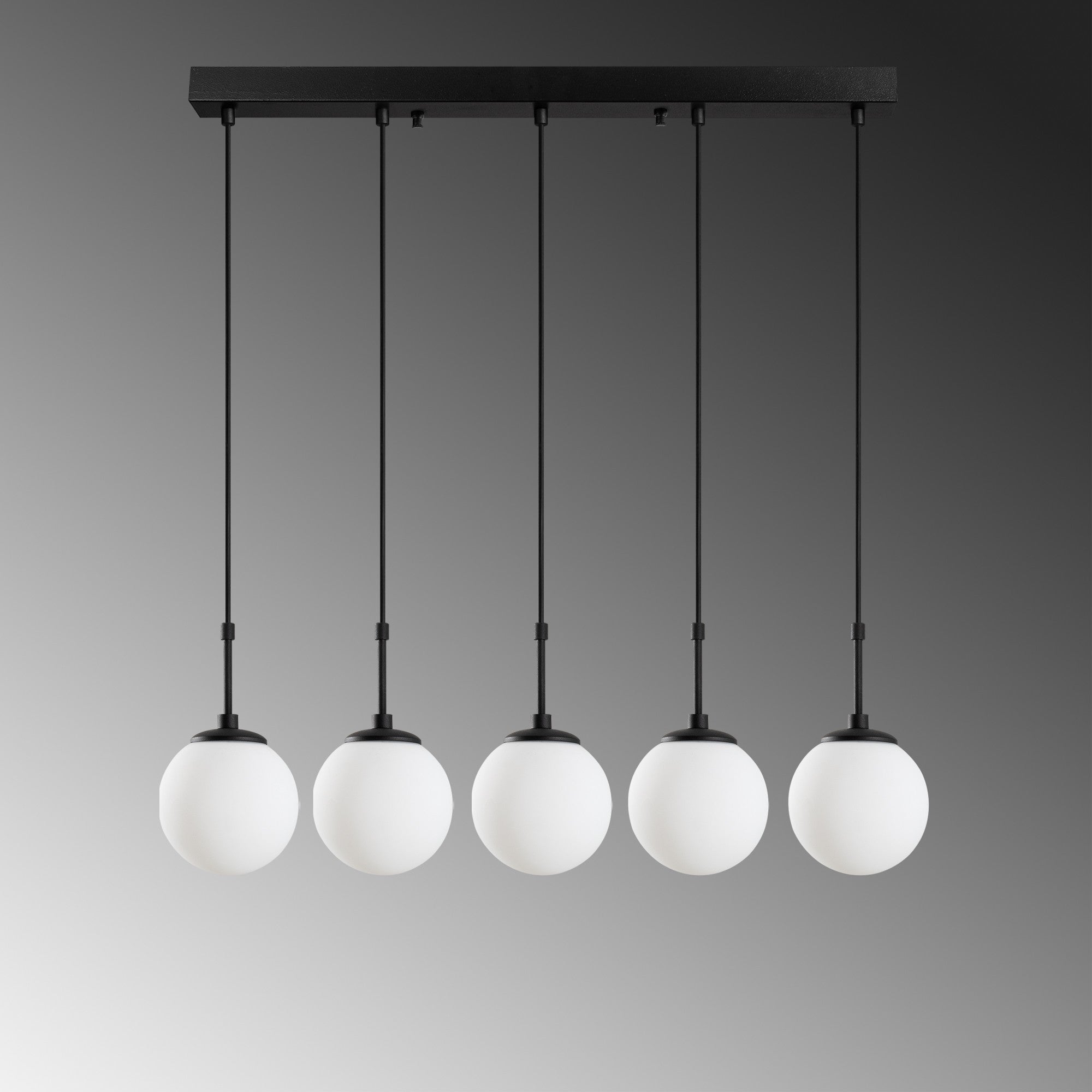 Candeeiro de Teto  - Orbıtal - Preto