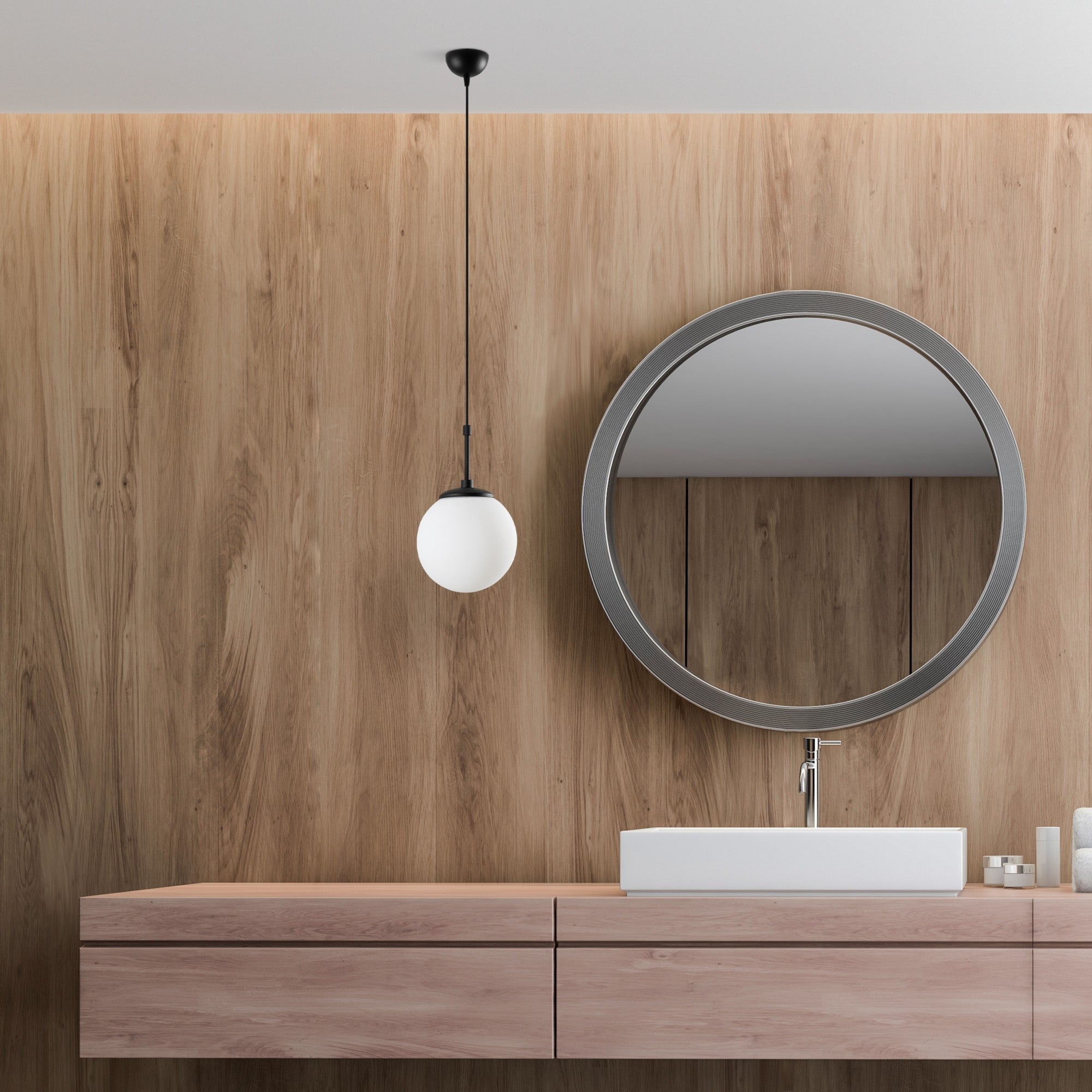 Candeeiro de Teto  - Orbıtal - Preto