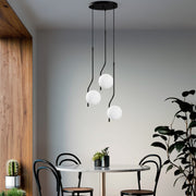 Candeeiro de Teto  - Tulıp - Preto