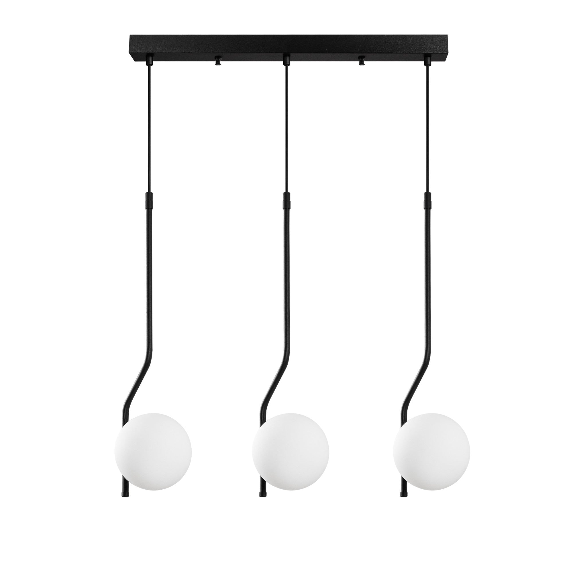 Candeeiro de Teto  - Tulıp - Preto