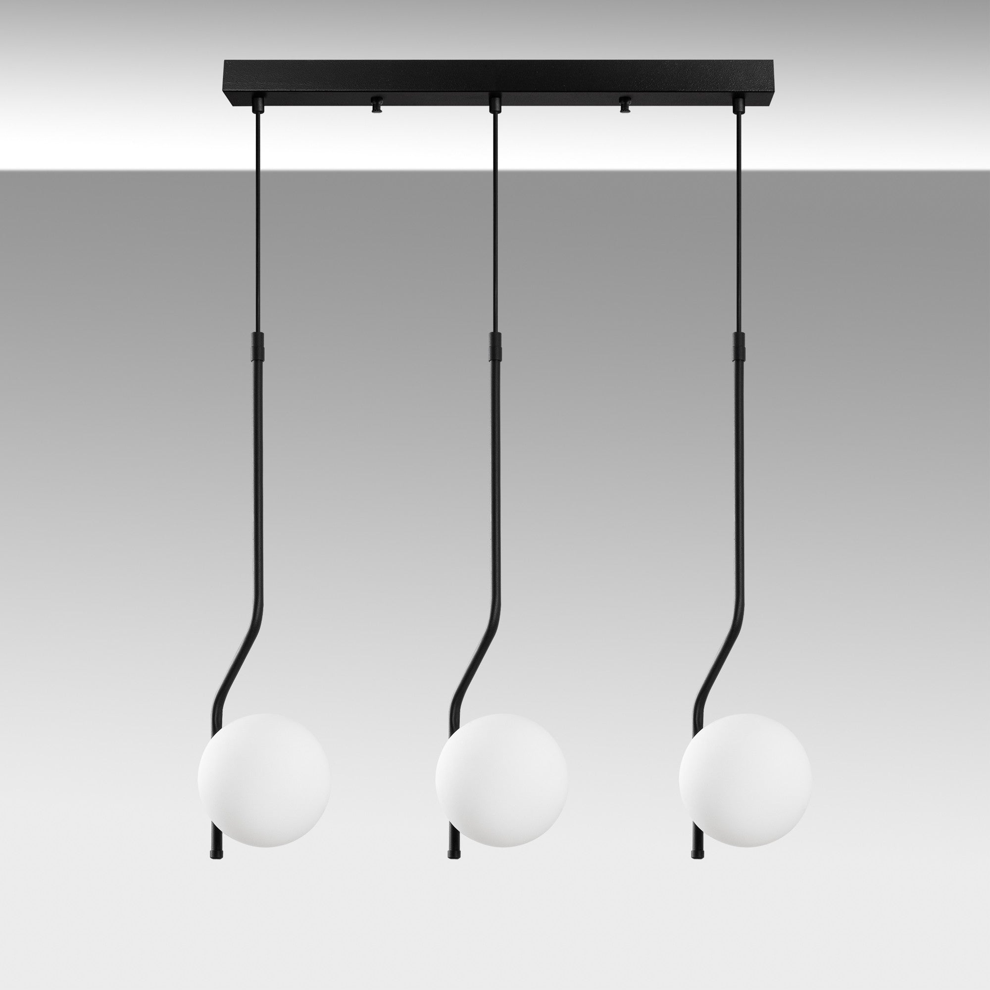 Candeeiro de Teto  - Tulıp - Preto