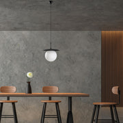 Candeeiro de Teto -Anemon-Preto