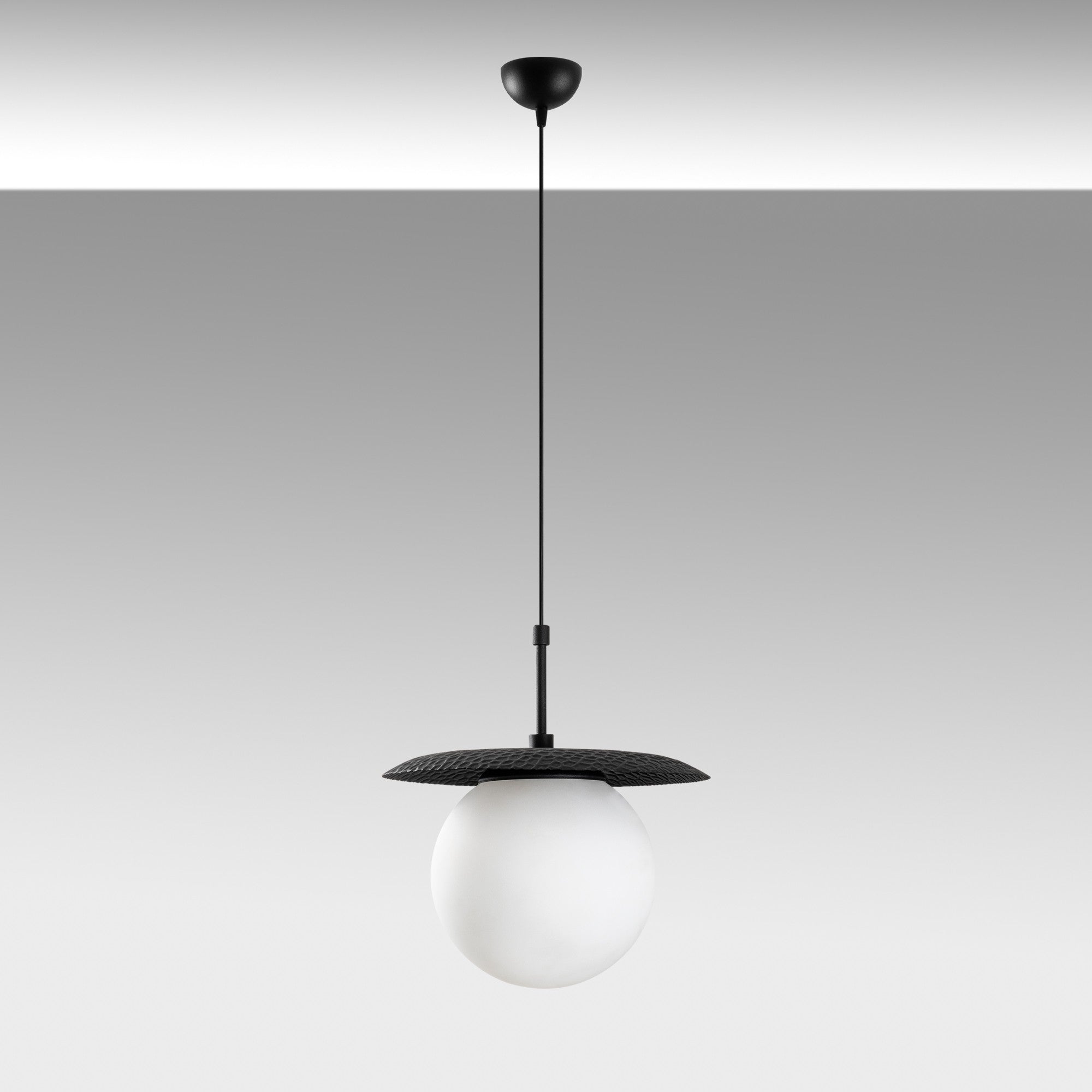 Candeeiro de Teto -Anemon-Preto