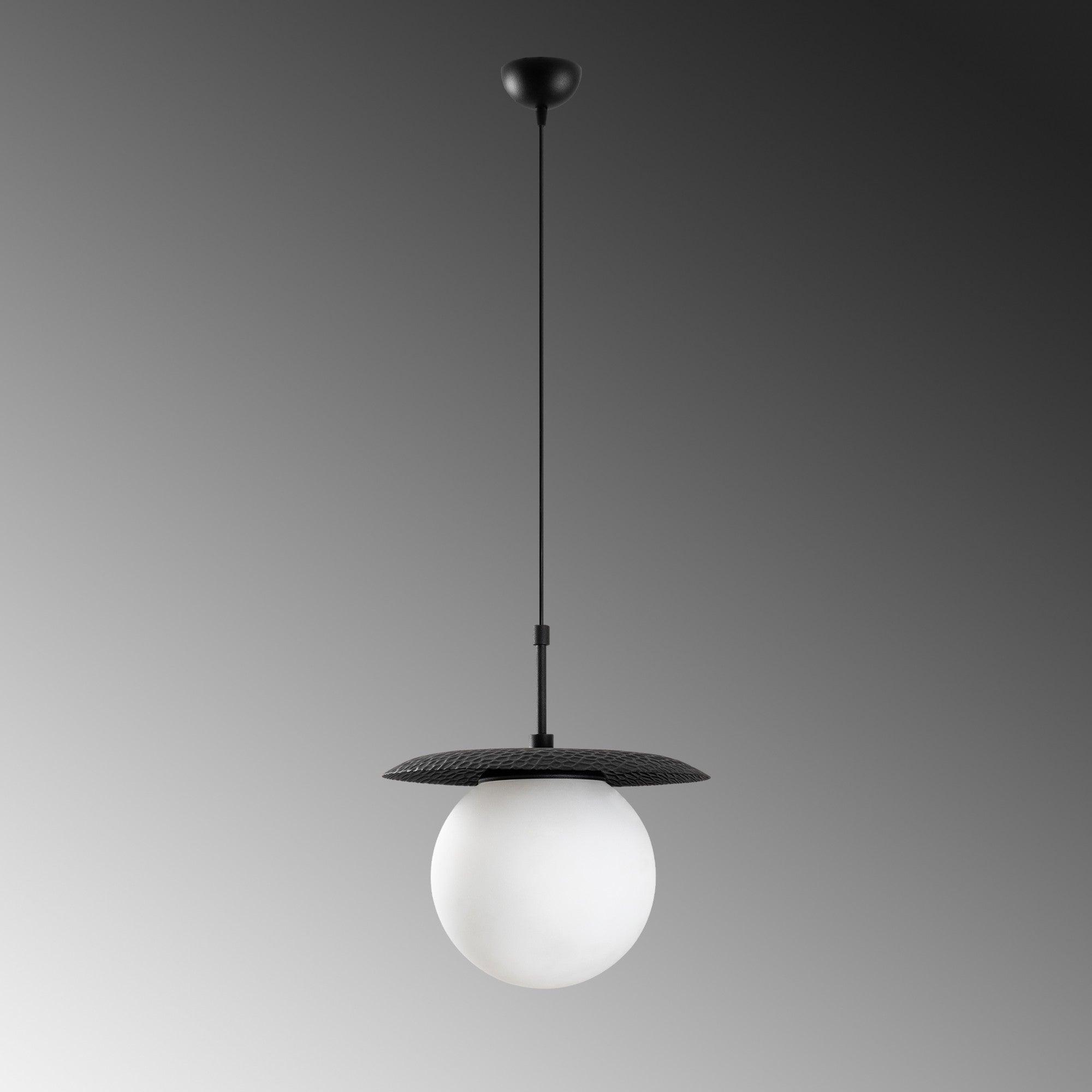 Candeeiro de Teto -Anemon-Preto