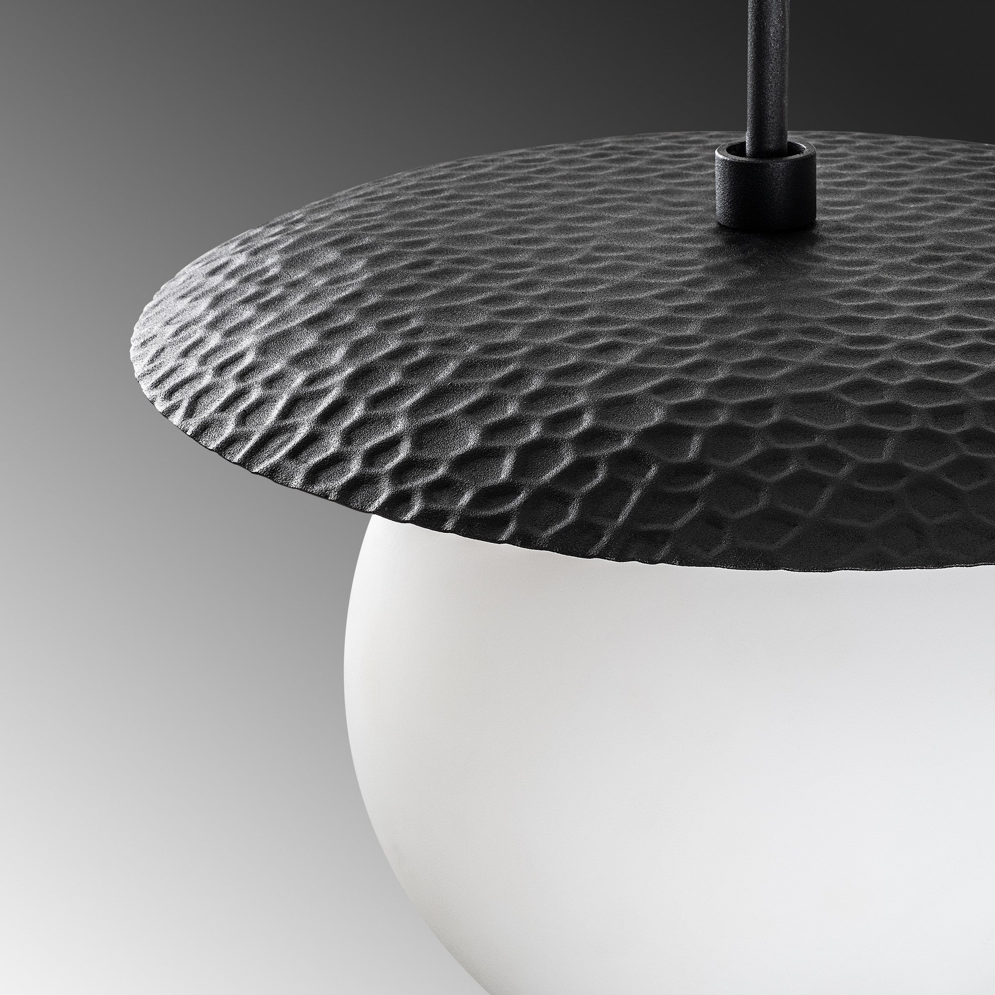 Candeeiro de Teto -Anemon-Preto