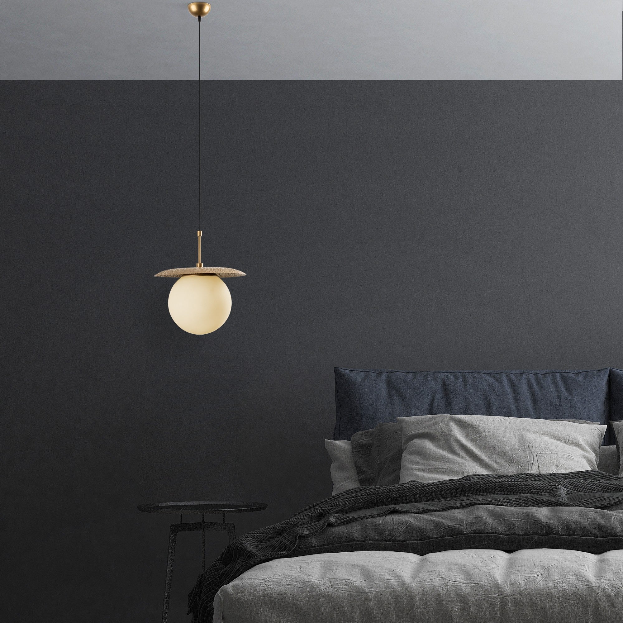 Candeeiro de Teto -Anemon-Ouro