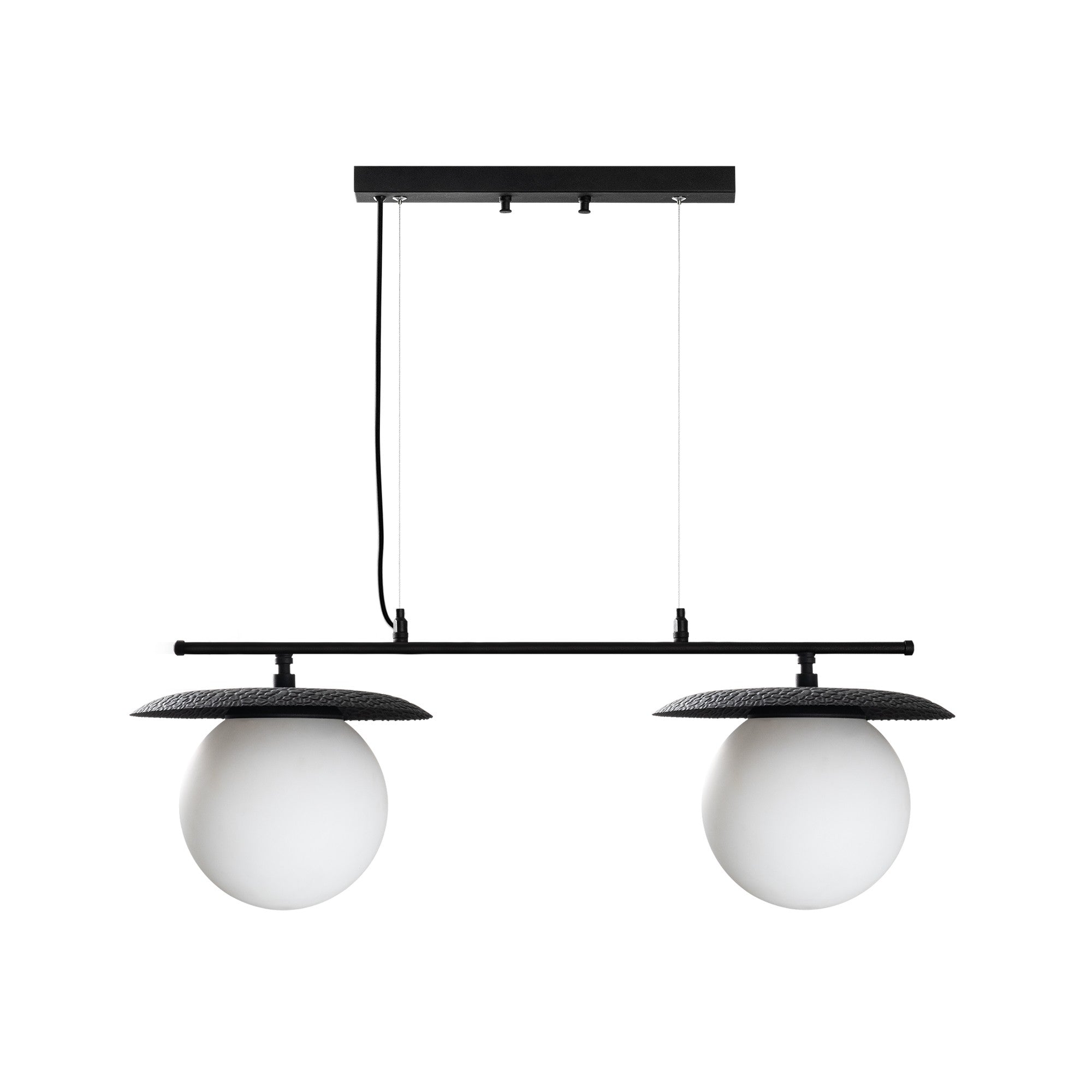 Candeeiro de Teto -Anemon-Preto