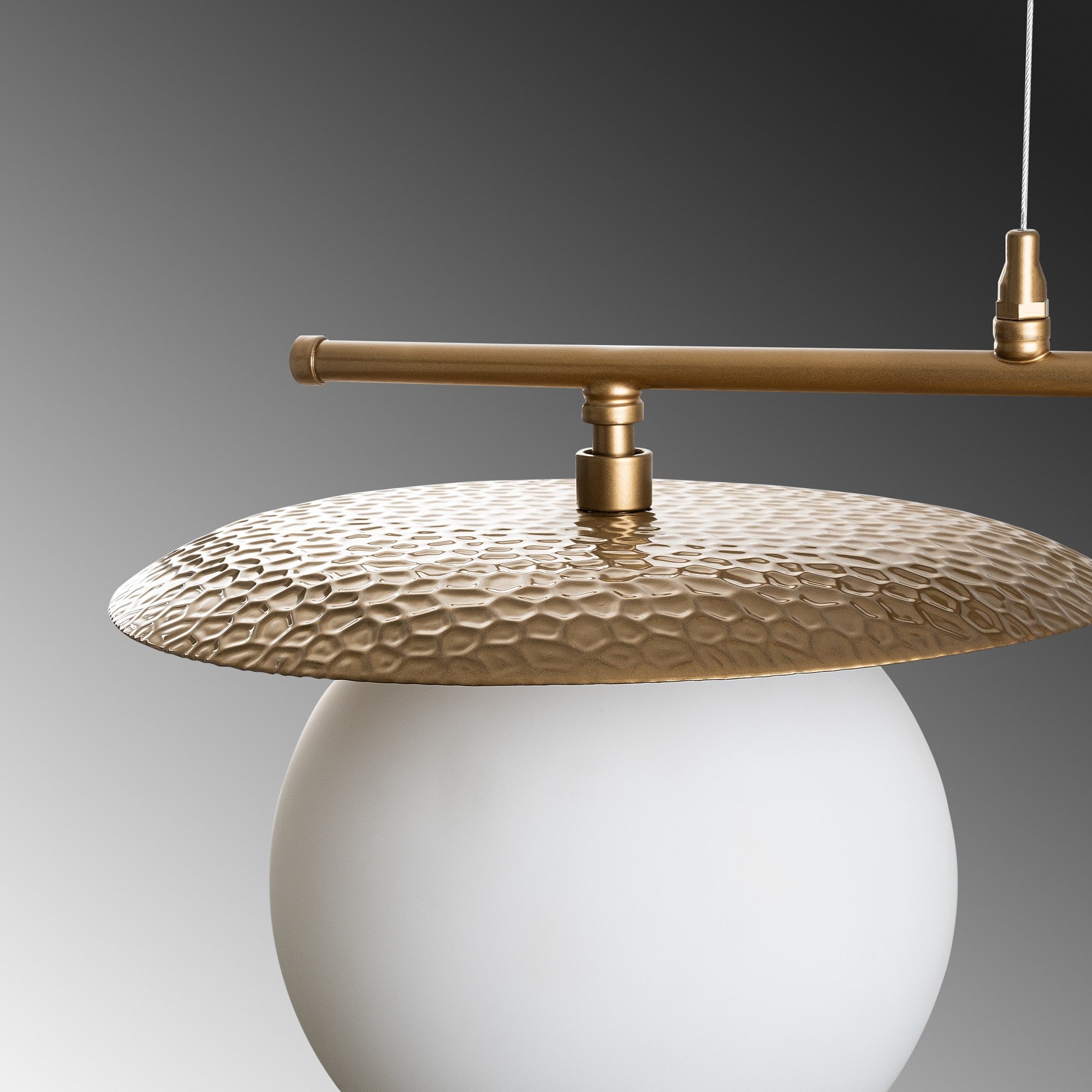 Candeeiro de Teto -Anemon-Ouro