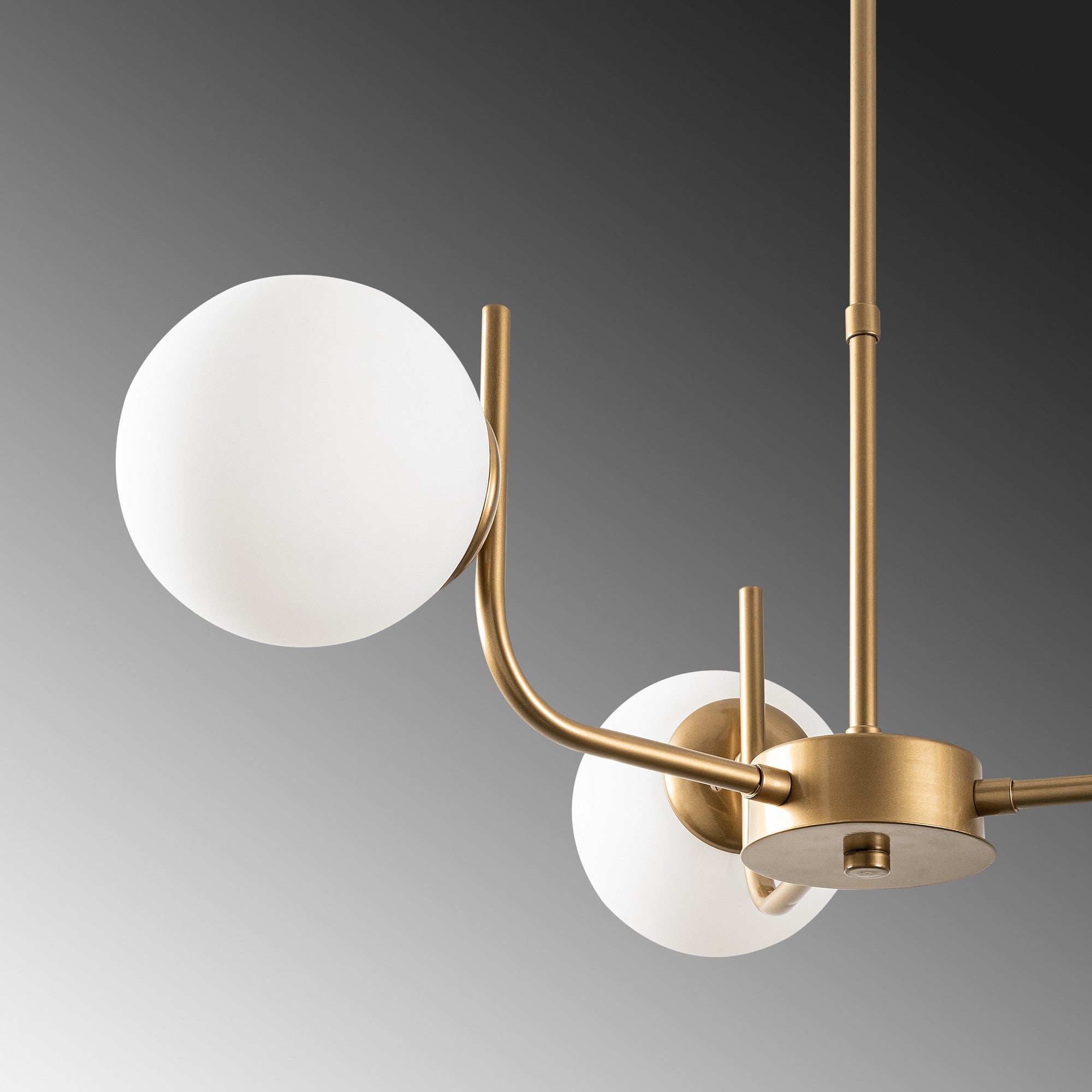 Candeeiro de Teto -Antler-Ouro