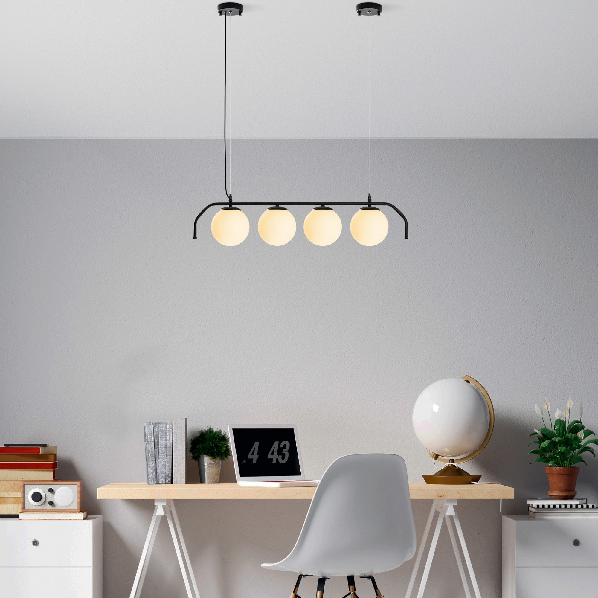 Candeeiro de Teto -Antler-Preto