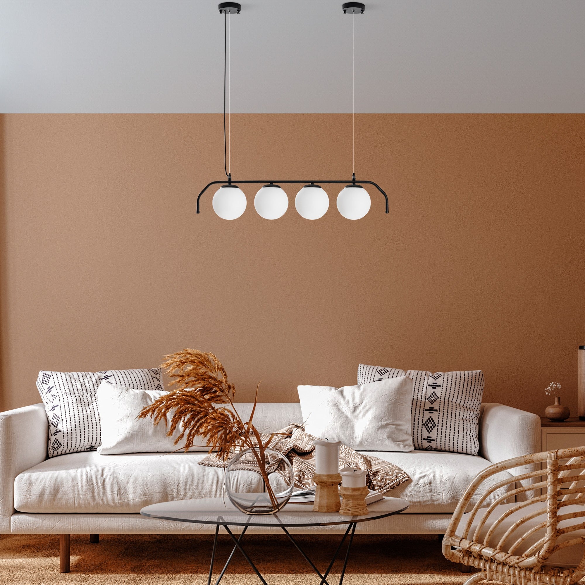 Candeeiro de Teto -Antler-Preto