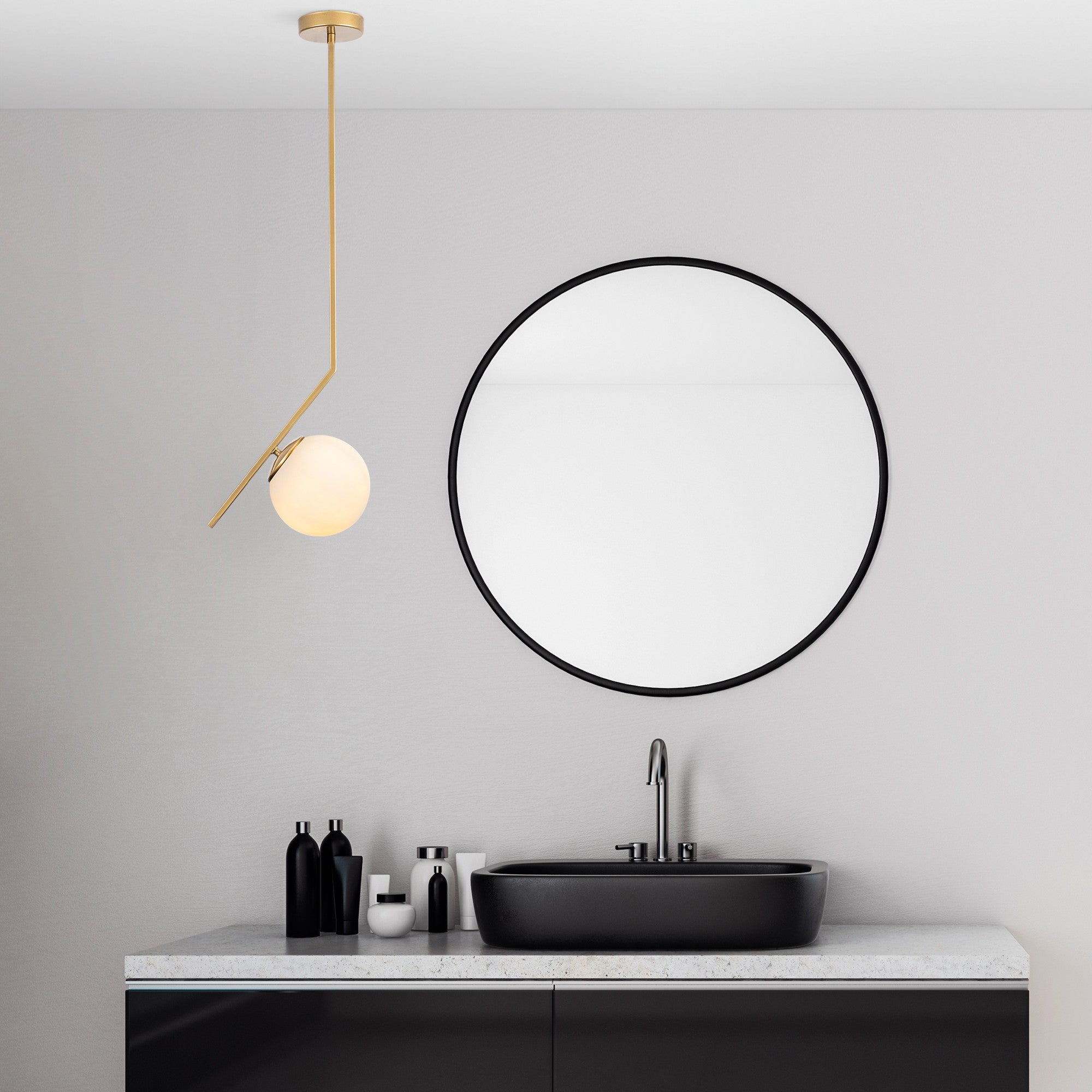 Candeeiro de Teto  - Dolunay - Ouro