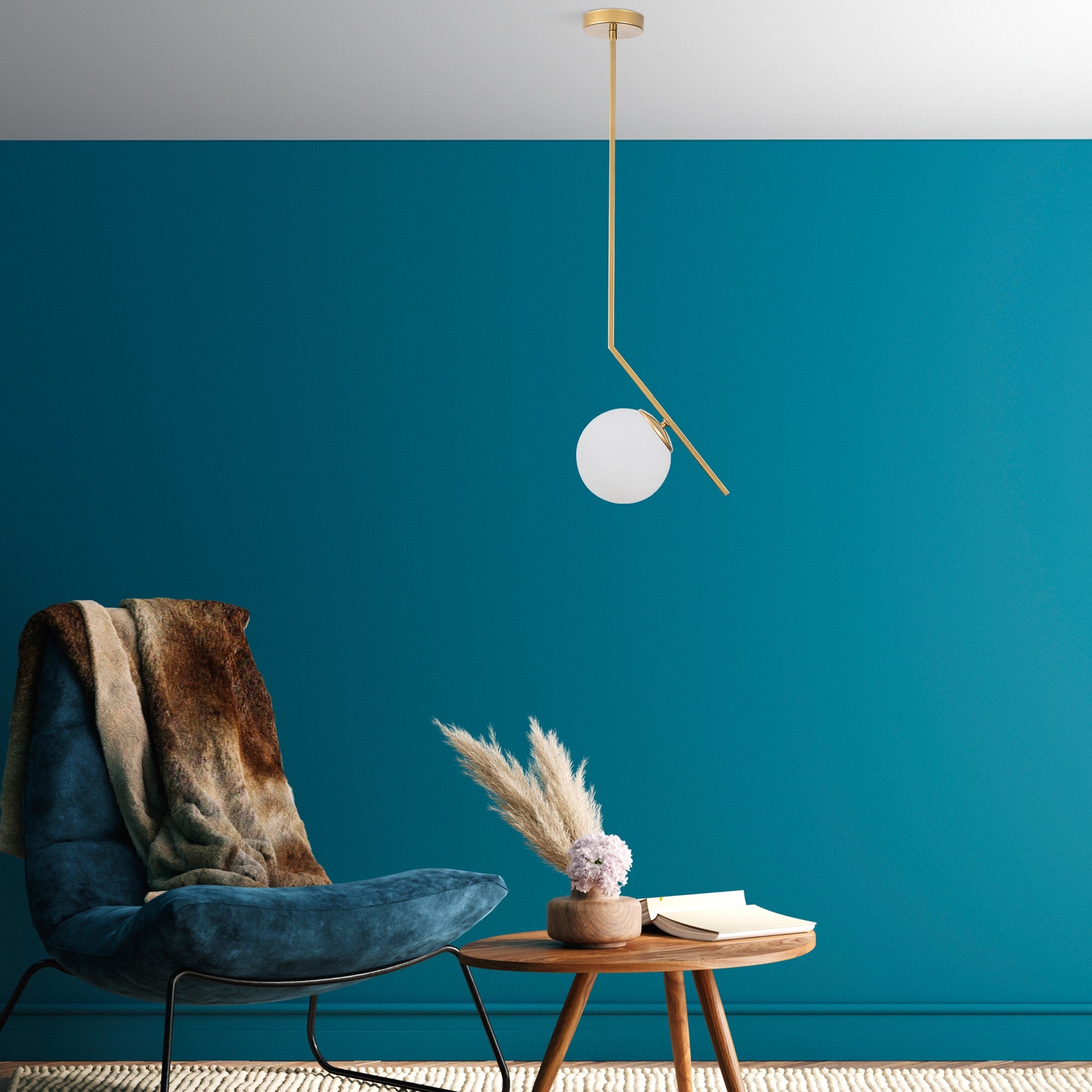 Candeeiro de Teto  - Dolunay - Ouro