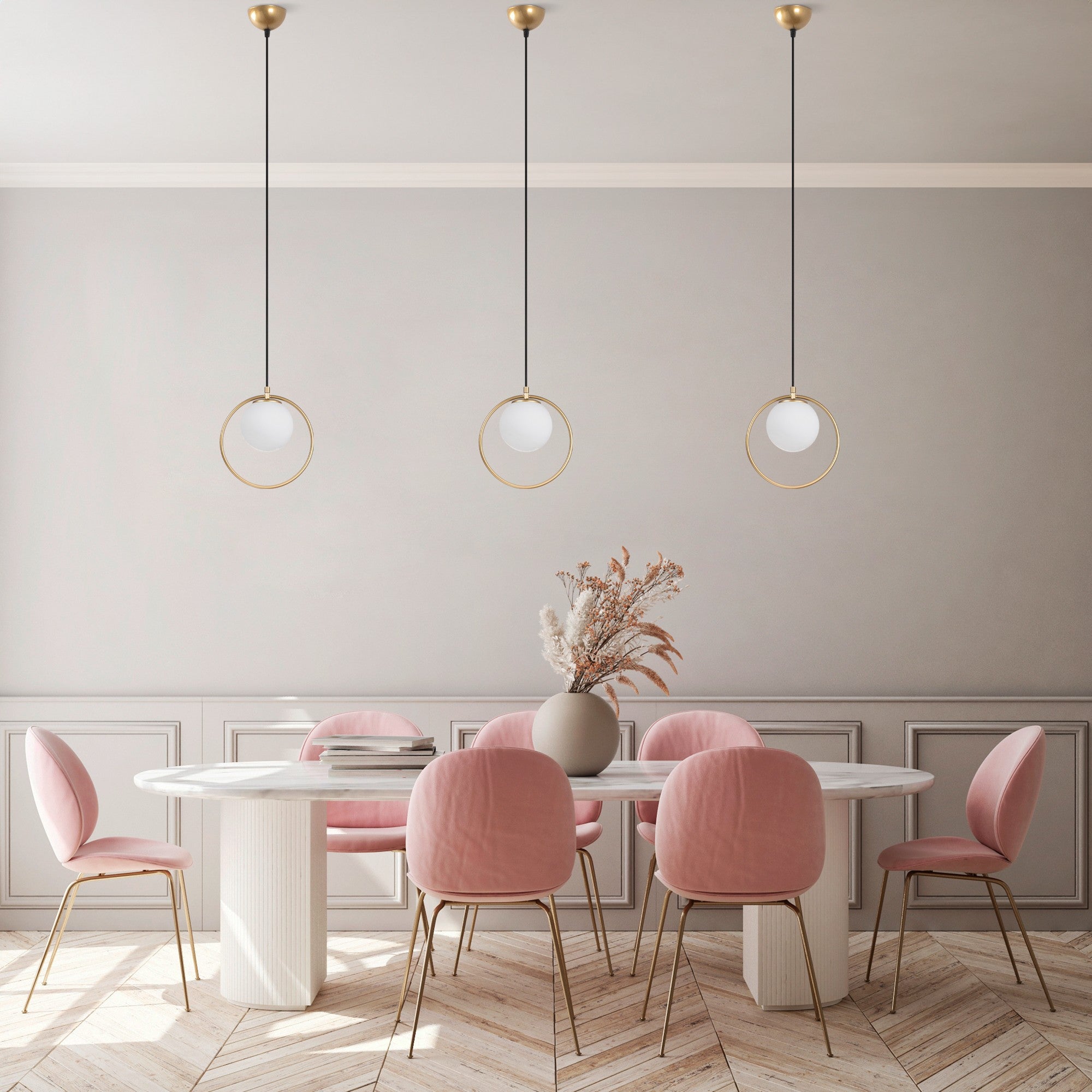 Candeeiro de Teto  - Dolunay - Ouro