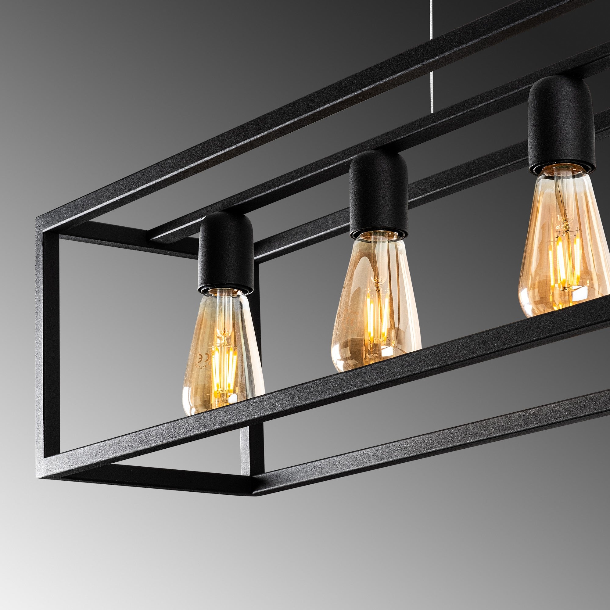 Candeeiro de Teto  - Kafes - Preto