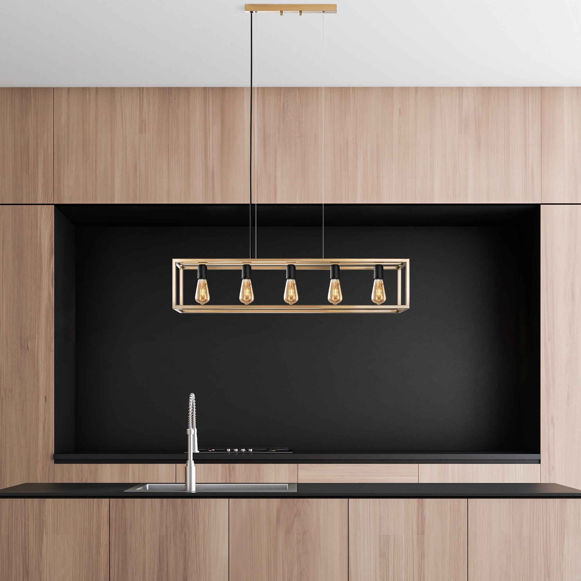 Candeeiro de Teto  - Kafes - Ouro