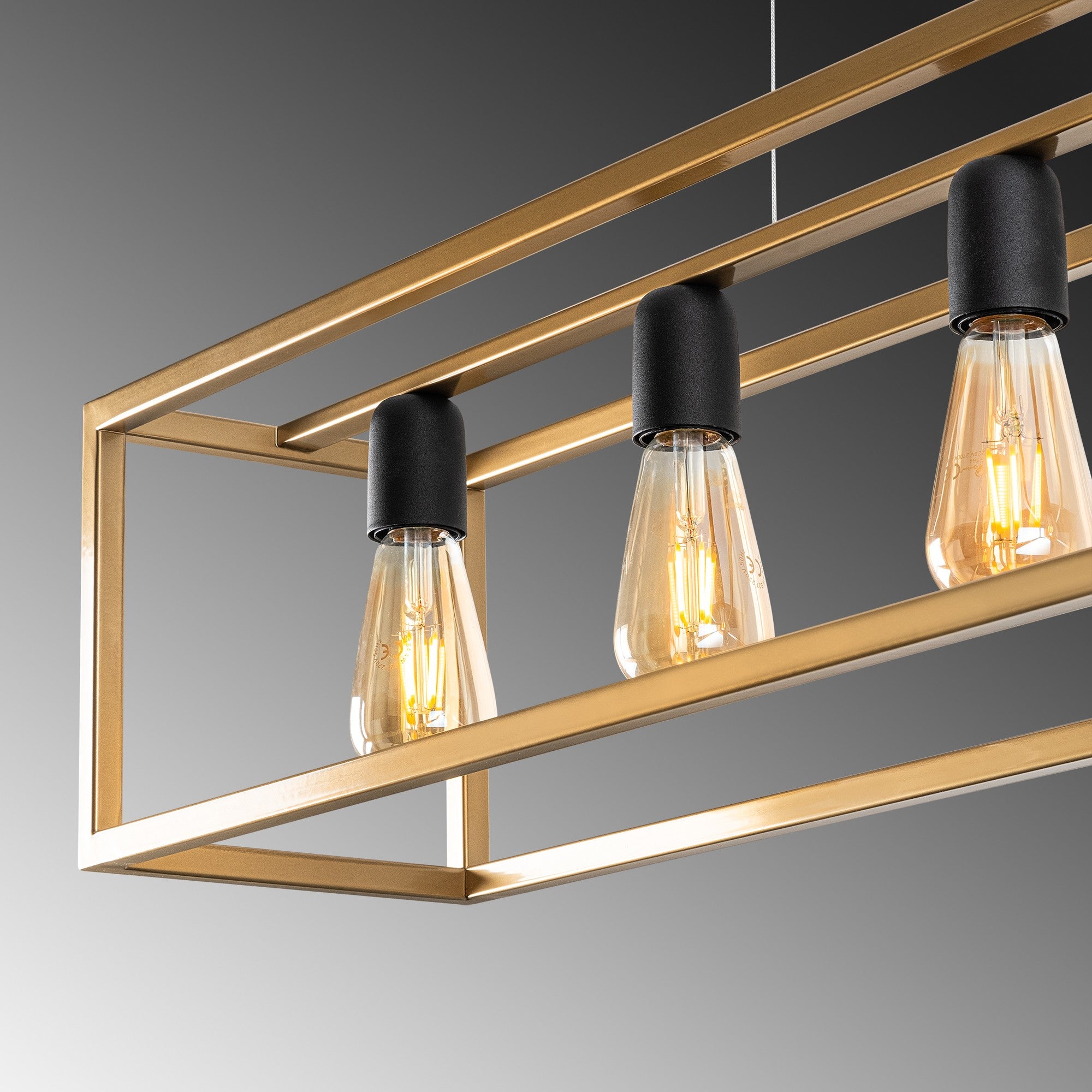 Candeeiro de Teto  - Kafes - Ouro